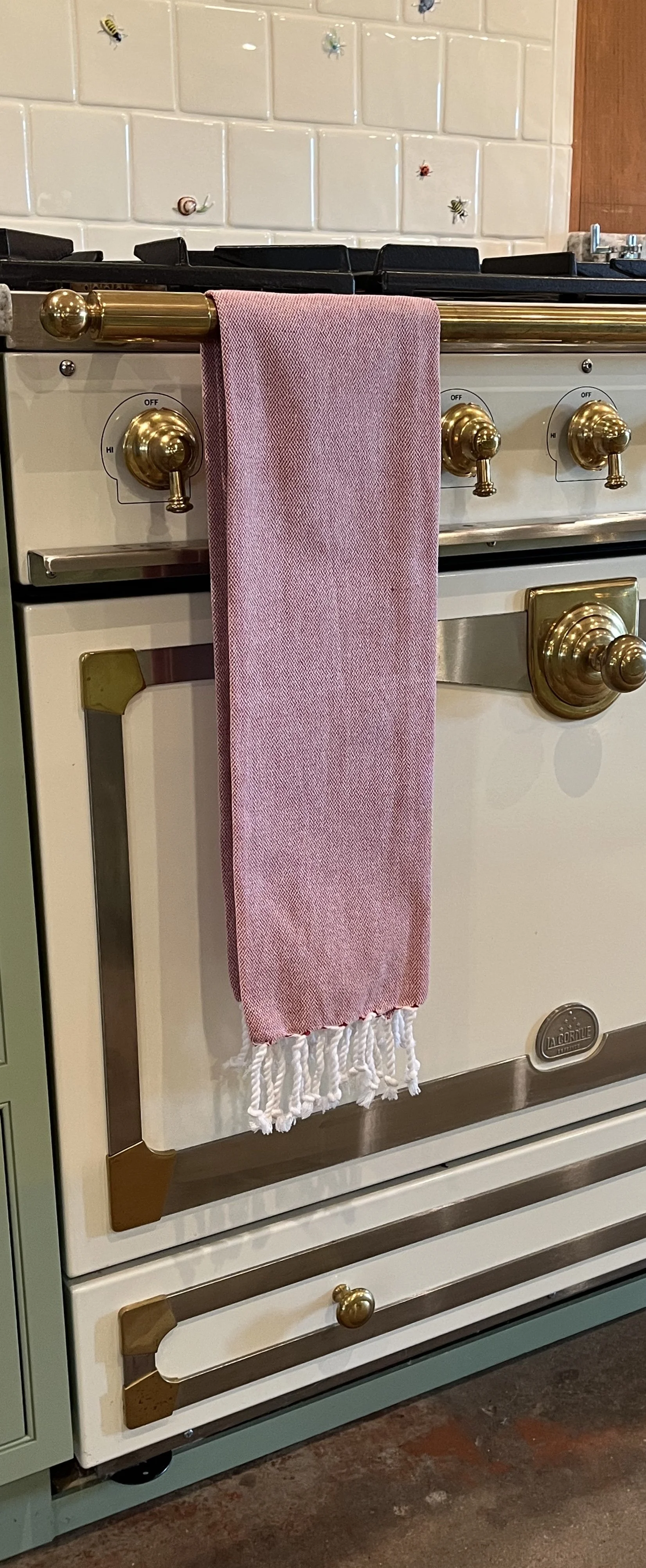 Turkish Hand Towels - Cotton red