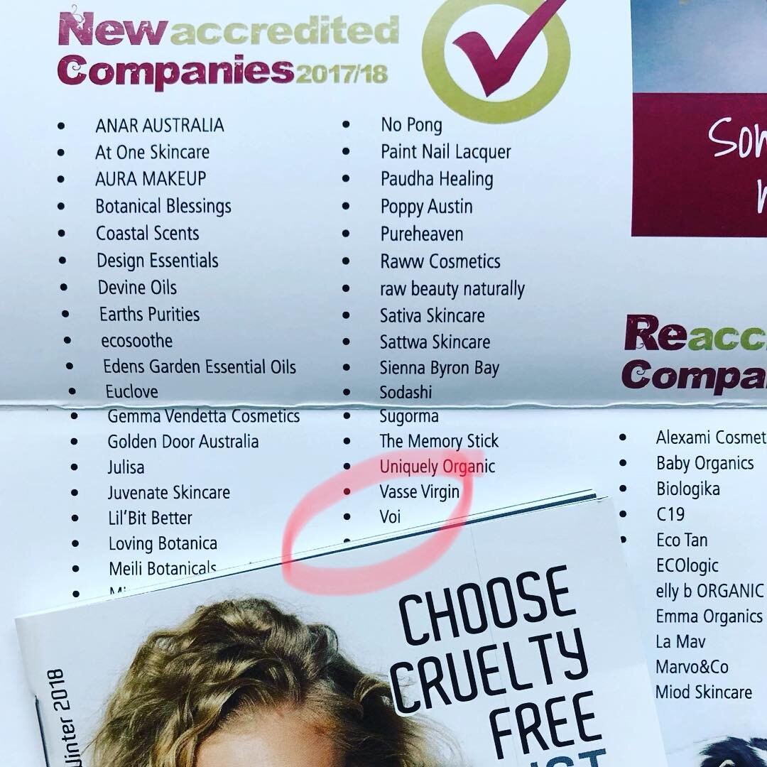 Plant based &amp; Vegan DO NOT necessarily mean Cruelty Free. 🐰
While VOI only applied for accreditation last year we have ALWAYS been cruelty free since 2010. 🐭 
And ever so proud to be organic, hand-blended &amp; small batch. And we&rsquo;re almo