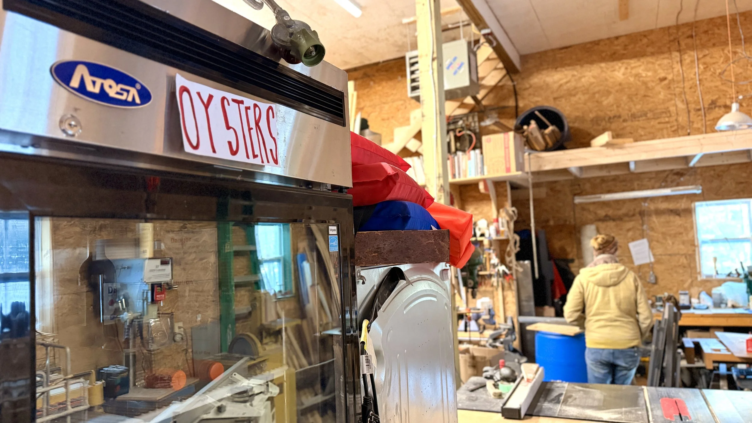 Flowers on a cafe table
