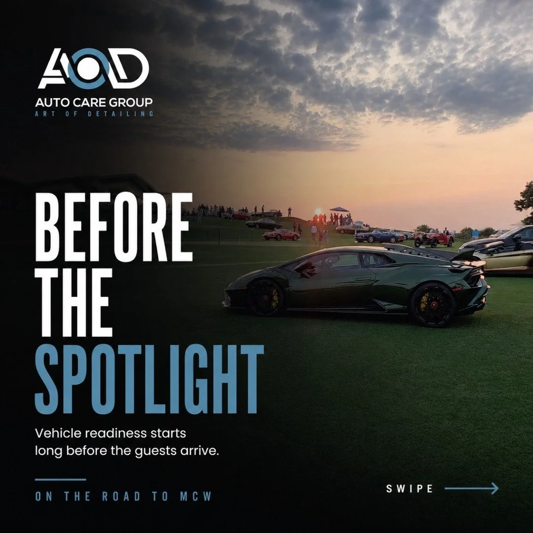 The spotlight may be on the vehicle, but the work begins long before the guests arrive.

Every high-visibility automotive experience requires preparation that most people will never see.

Receiving. Inspection. Detailing. Staging. Maintenance. Reposi