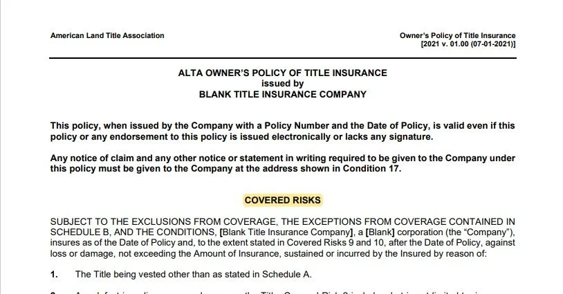 Understanding Title Insurance What S Covered And What S Not The Ben Lalez Team Understanding Title Insurance What S Covered And What S Not The Ben Lalez Team