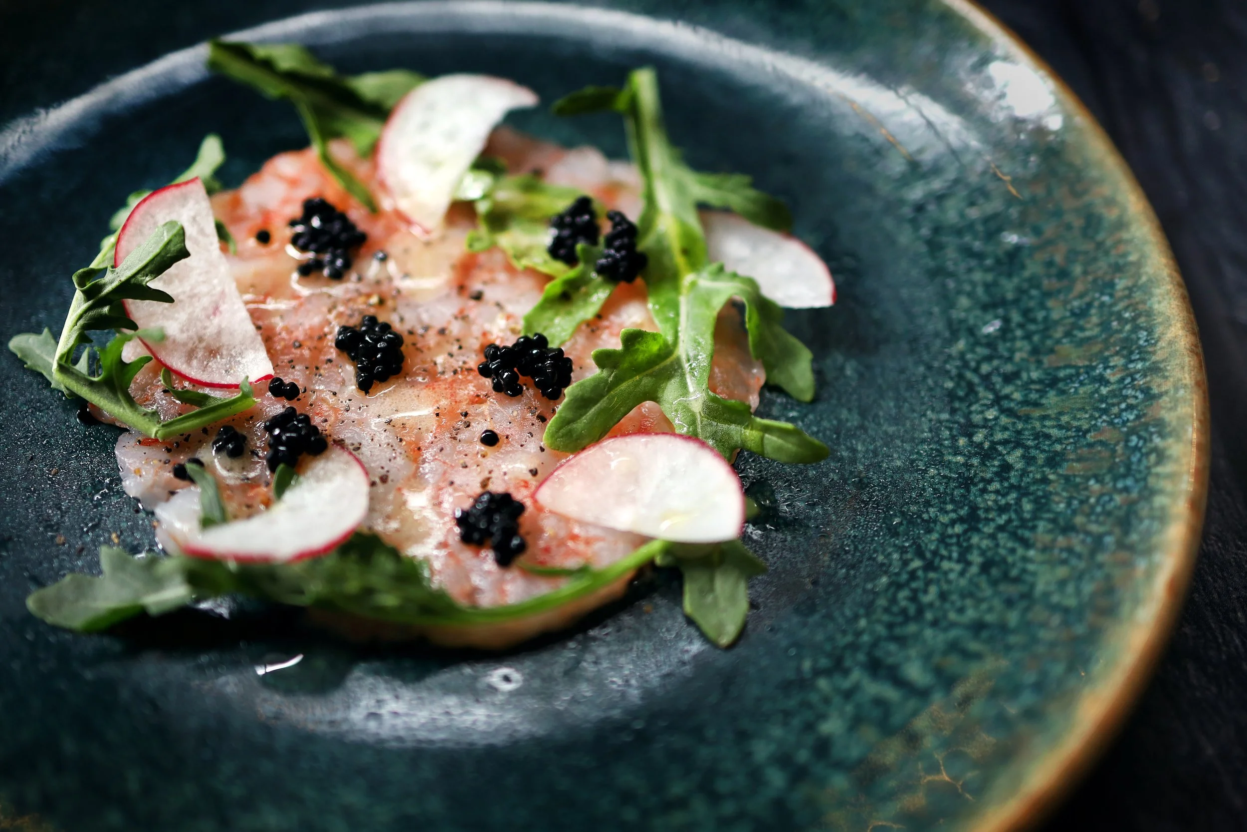 Red Shrimp Carpaccio