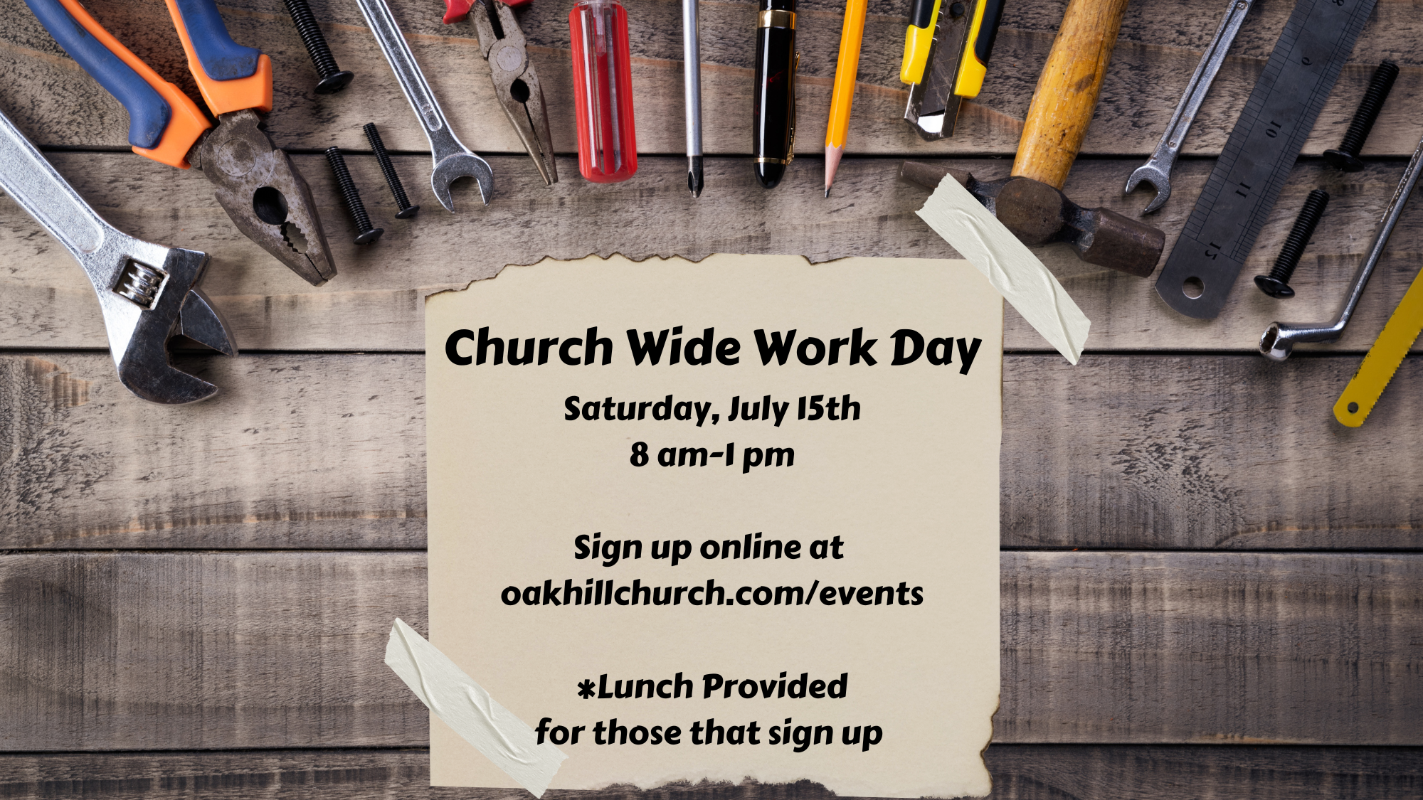 Events — Oak Hill Church