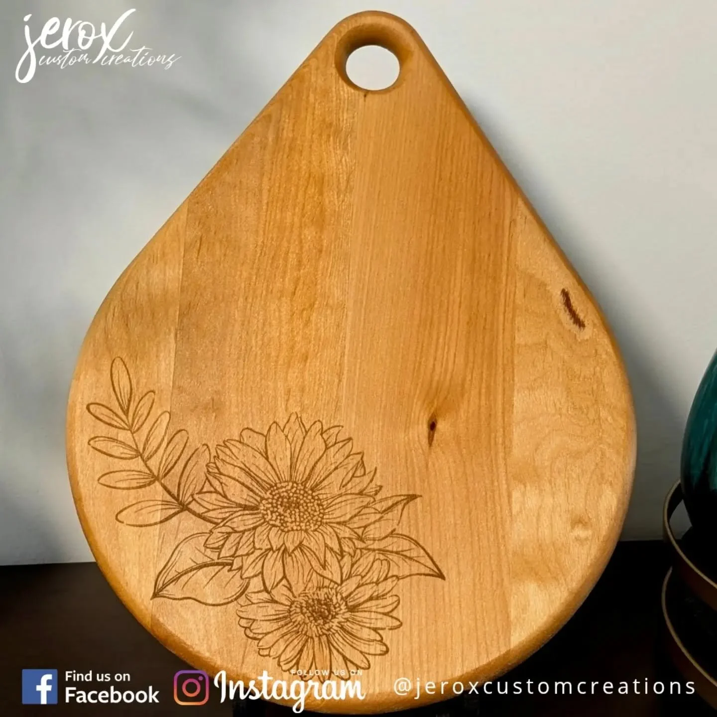 Canadian Birch. Clean lines. Zero shortcuts.

Laser engraved florals that hit just right, not too loud, not too shy. The kind of board that looks just as good hanging on your wall as it does loaded up on a Friday night.

Hand finished, built to last,