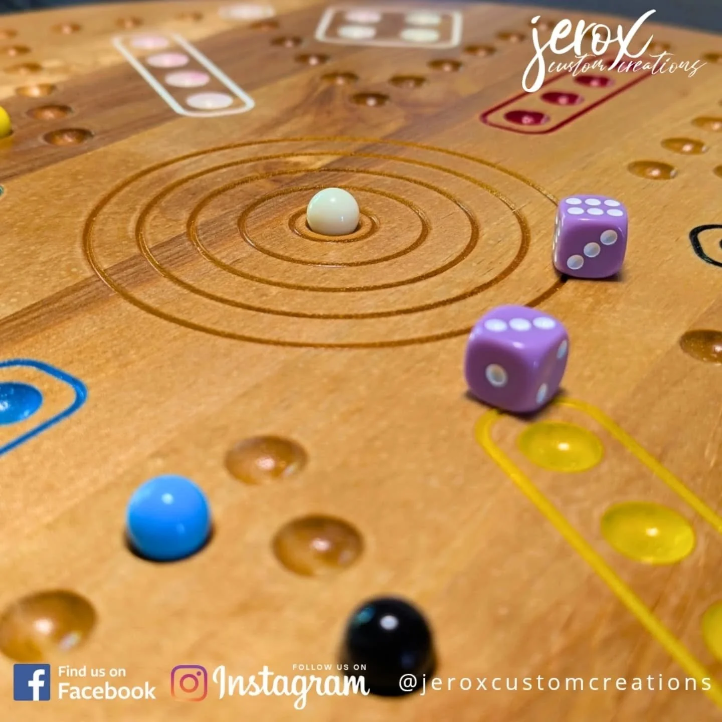 This board? She&rsquo;s double-sided.
Four-player chaos on one side. Six-player showdowns on the other.

All carved into Ontario-sourced birch hardwood that&rsquo;s smoother than your uncle&rsquo;s bowling league trash talk.

🎲 Built for game nights