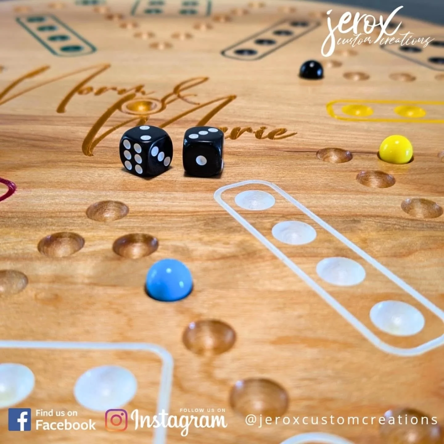 🎲✨ GAME NIGHT, LEVELED UP. ✨🎲

Not gonna lie... this board might be the MVP of game night.

Say hello to this double-sided beauty &mdash; a handcrafted Aggravation board made from rich wood, custom engraved, and built to outlast a thousand rounds o
