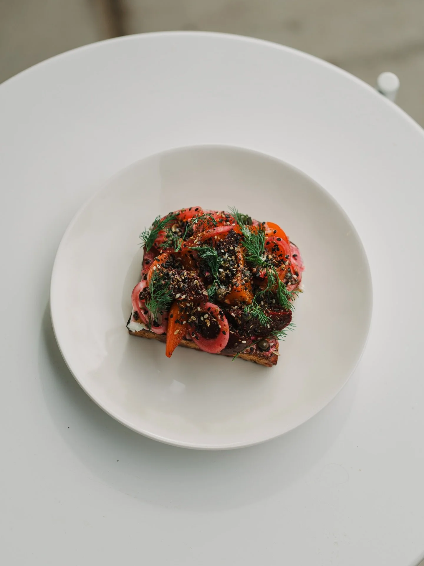 I&rsquo;d eat this beet tartine everyday!