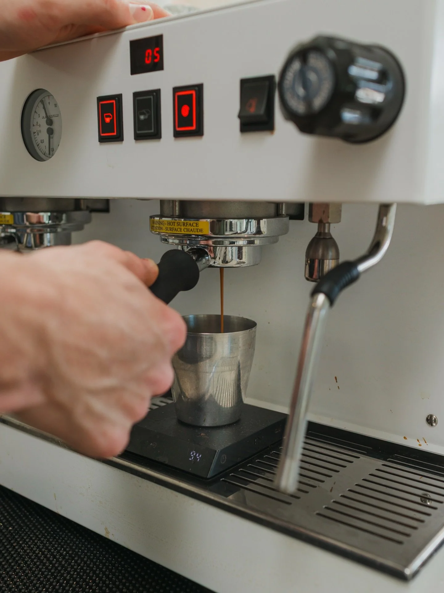 Pulling our Natural Guatemala on espresso today! This coffee is so delicious and reminds us of dark purple plums, brown sugar, and milk chocolate! Come grab an espresso or a box for home!