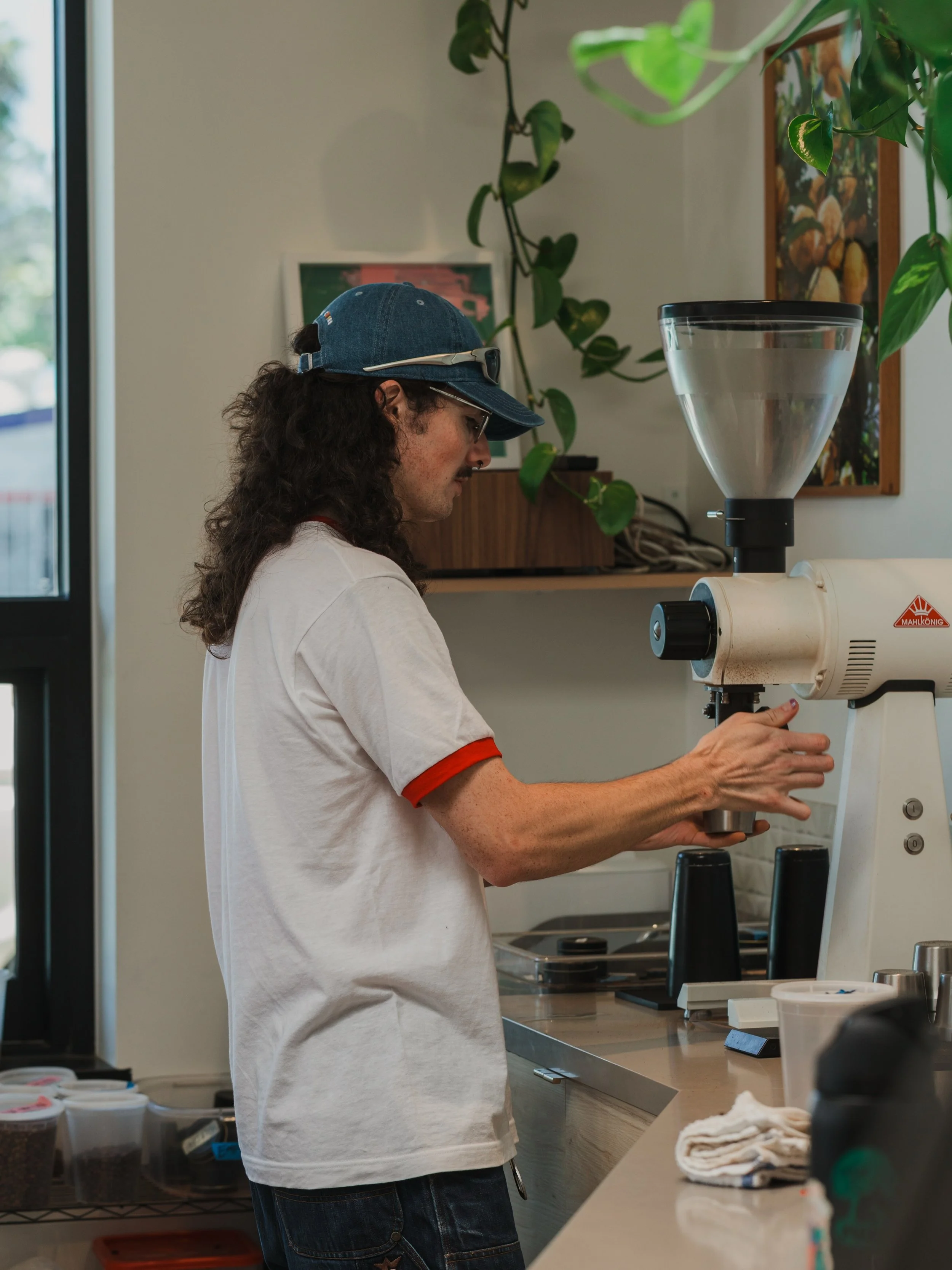 Come give Hunter a hi-five and a coffee!