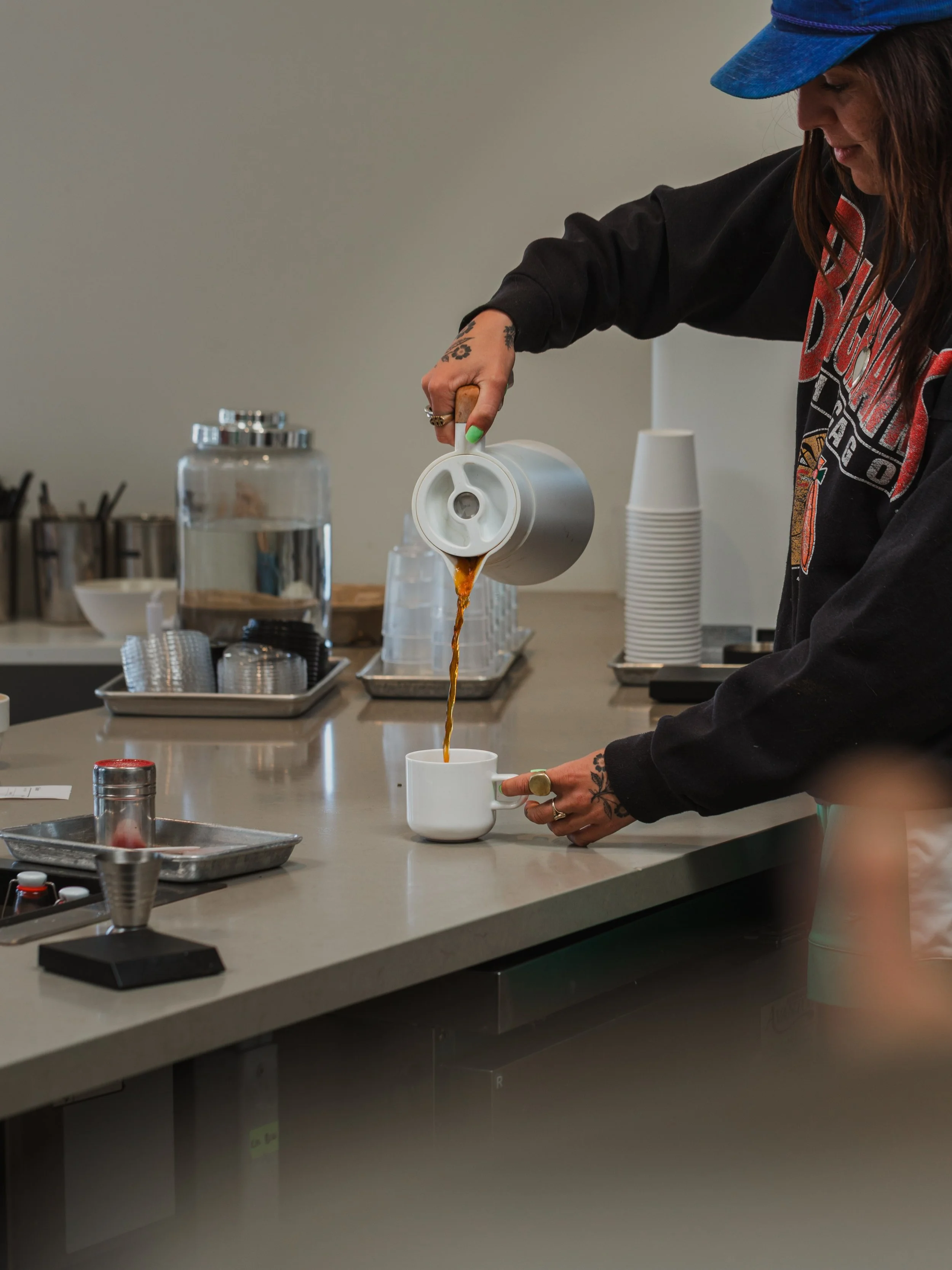 MAGGIES BACK! Swing by this weekend and grab a coffee, say hi, give them a hi-five!!