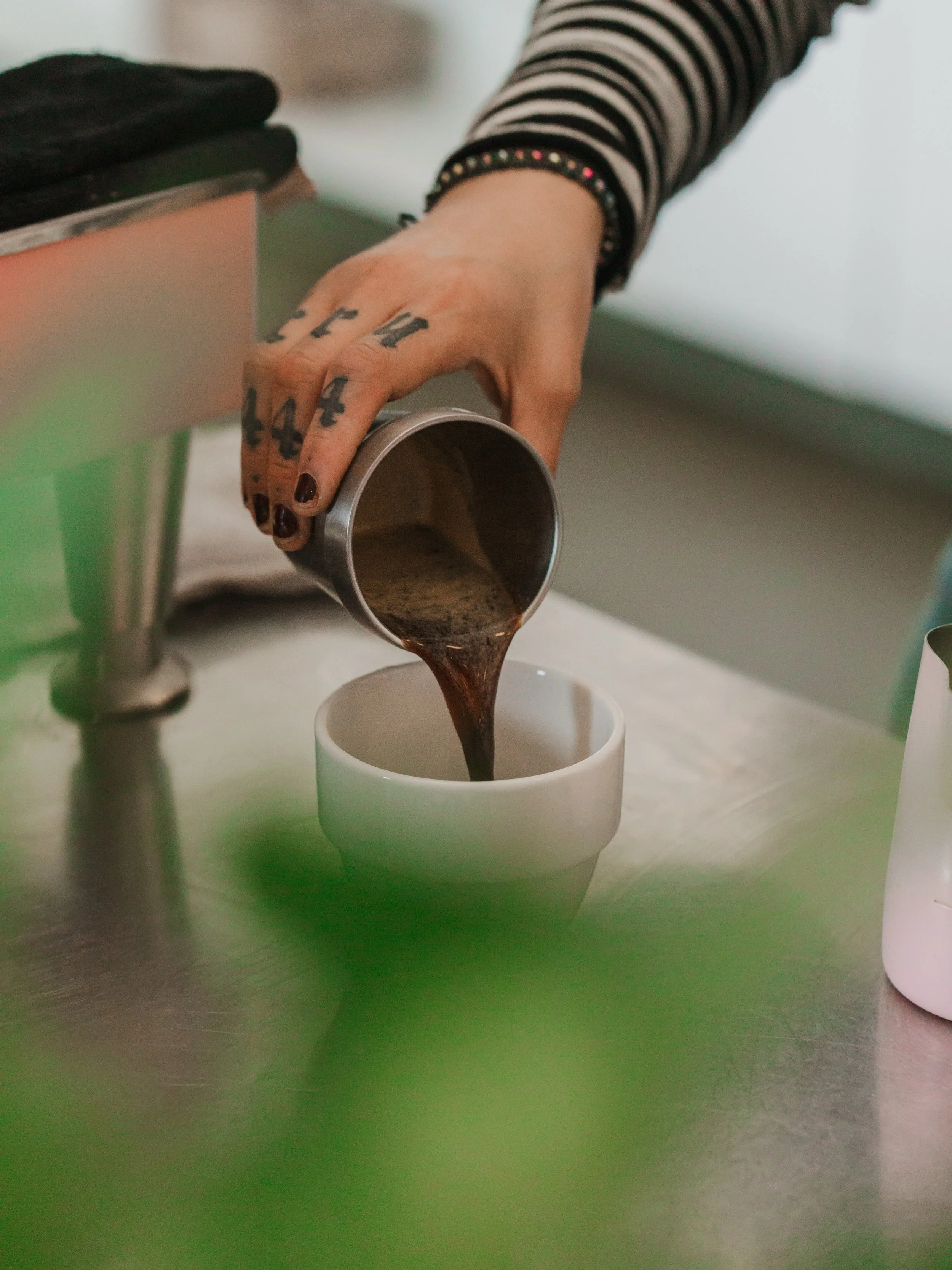 Pouring you a flat white! Come and get it before it gets cold!!