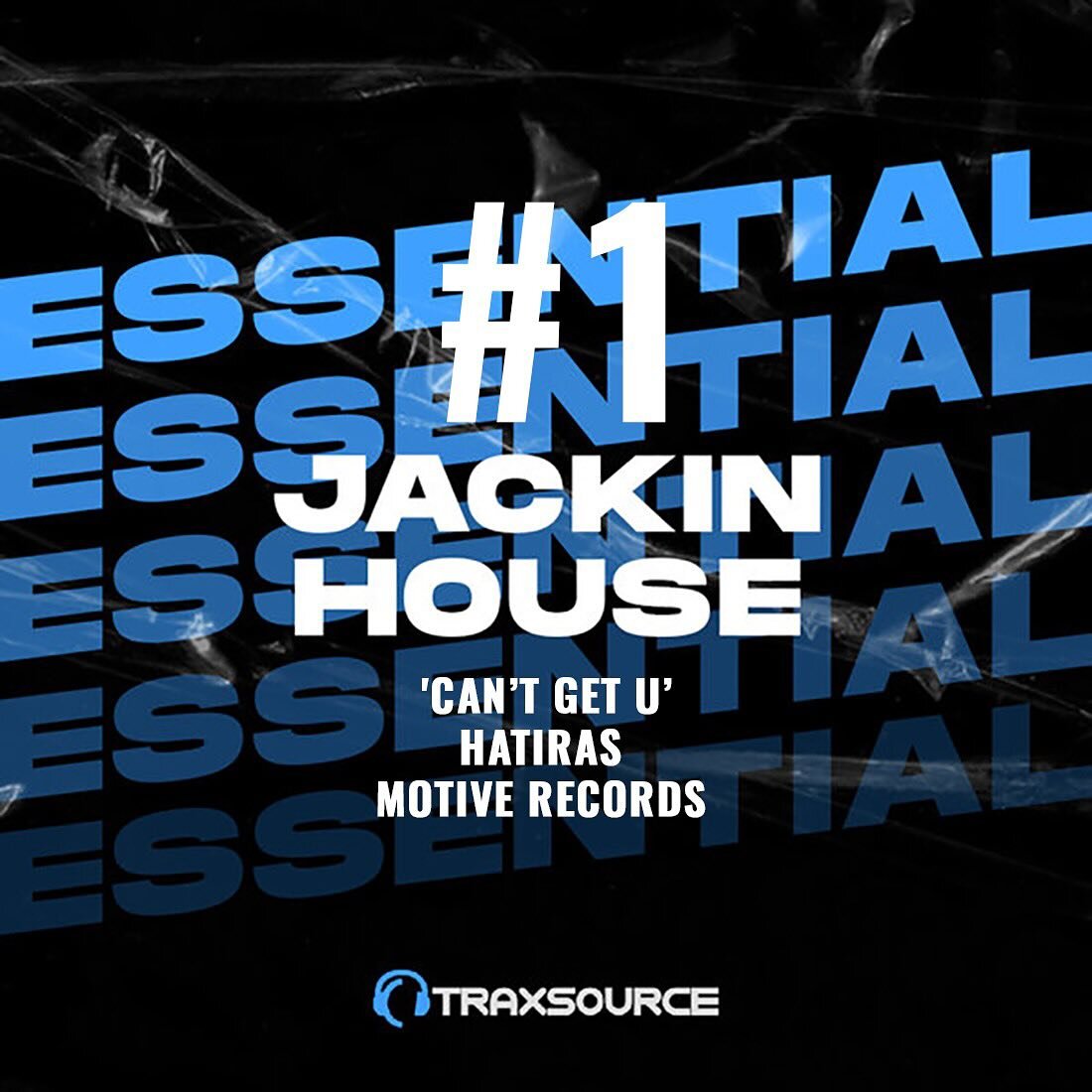 My new single &quot;Can't Get U&quot; is the #1 Essential Jackin House tune at @traxsource 🙏 it just released on @motiverecordsau! Feel free to check it, stream, etc. Thx for the support! #JackinHouse #HouseMusic #Hatiras #Traxsource 👉