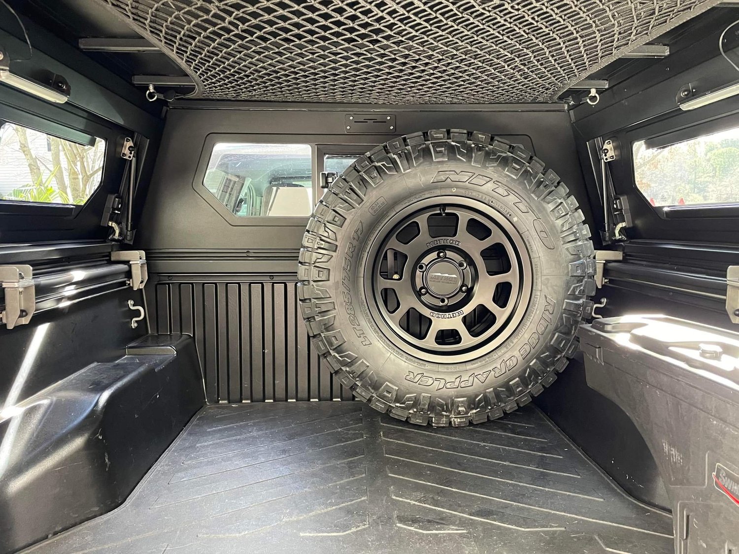 Tacom/Tundra Bedrail spare tire mount — Bash Fabrication