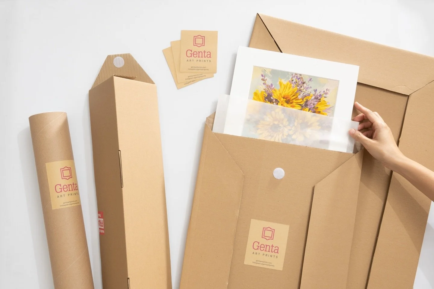 New Packaging! More rigid and more affordable! Have your matted or loose prints protected during shipping and for fairs!

We&rsquo;ve been prototyping a bunch of packaging designs and these are what we came up with! Velcro resealable flat-packs and s