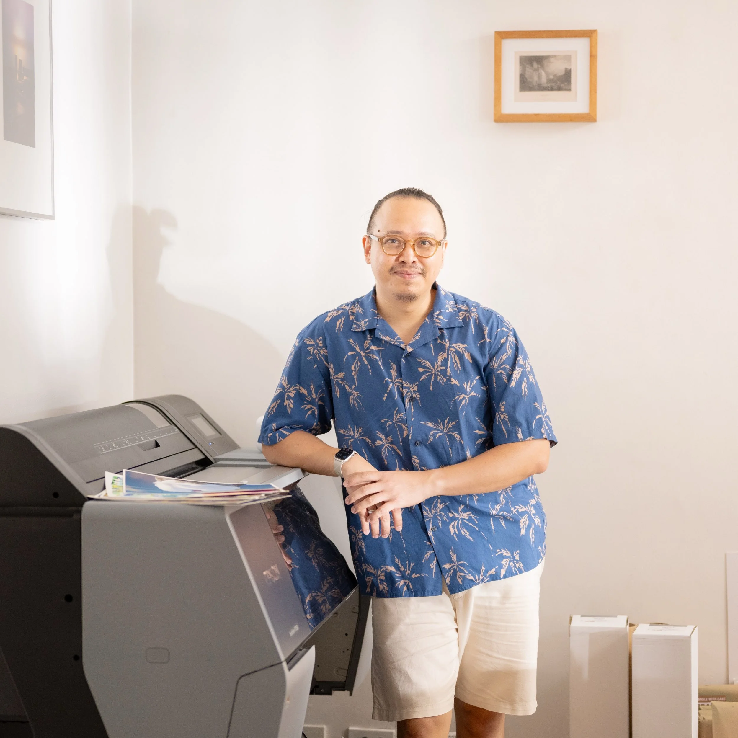 Meet Johann! You probably already talked via email and chat!

Johann worked with prints for a decade, started as an assistant to photographer Neal Oshima for almost a decade and has been part of a variety of industrial, commercial, and fine art proje