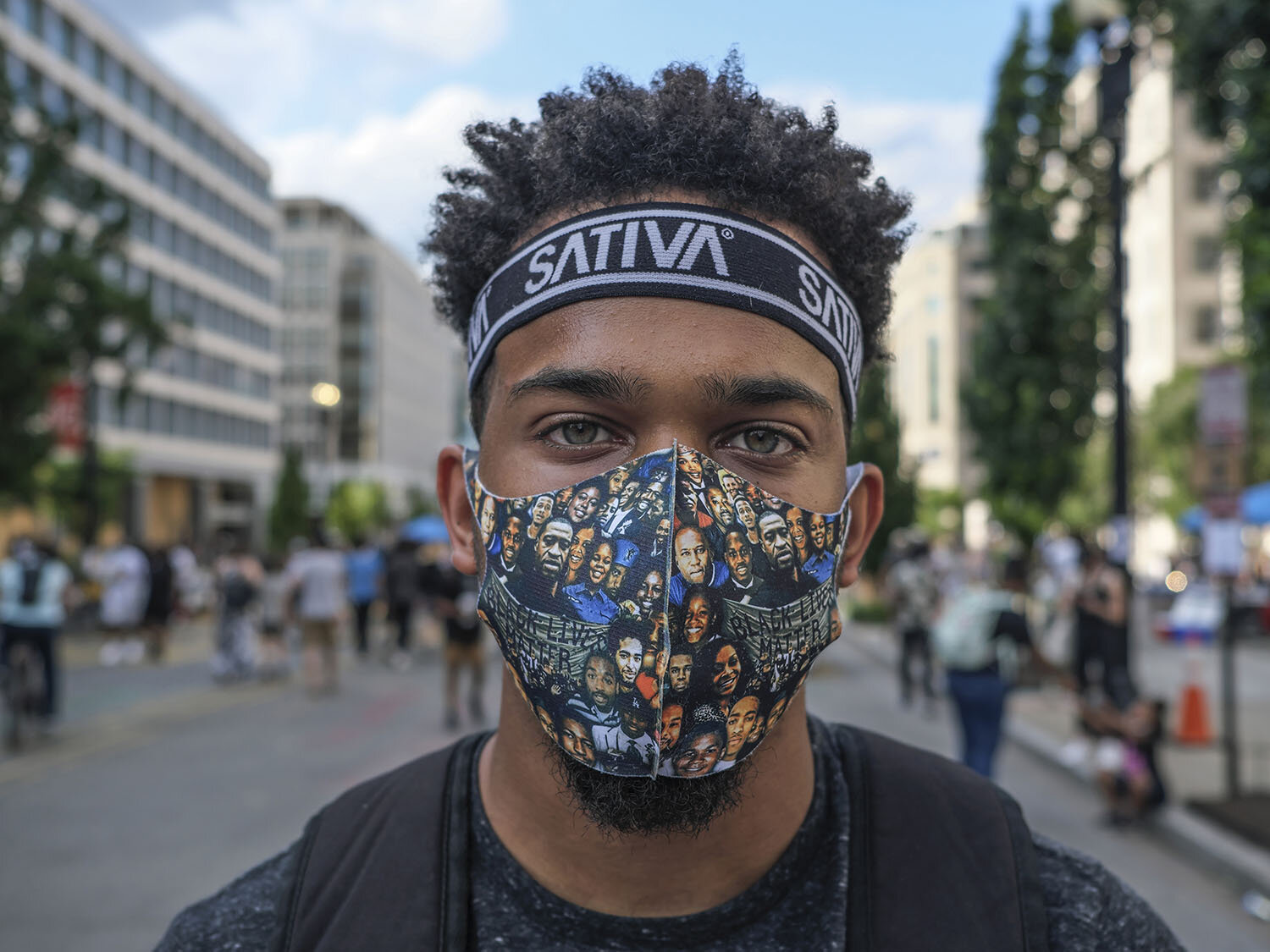  Name:  Brandon Simpson   Age: 32  Occupation: Entrepreneur   Date and Place the photo was taken: June 13, 2020, Black Lives Matter Plaza, Washington D.C. U.S.A   His Statement:  "I have personally experienced direct racism and unjust treatment of po