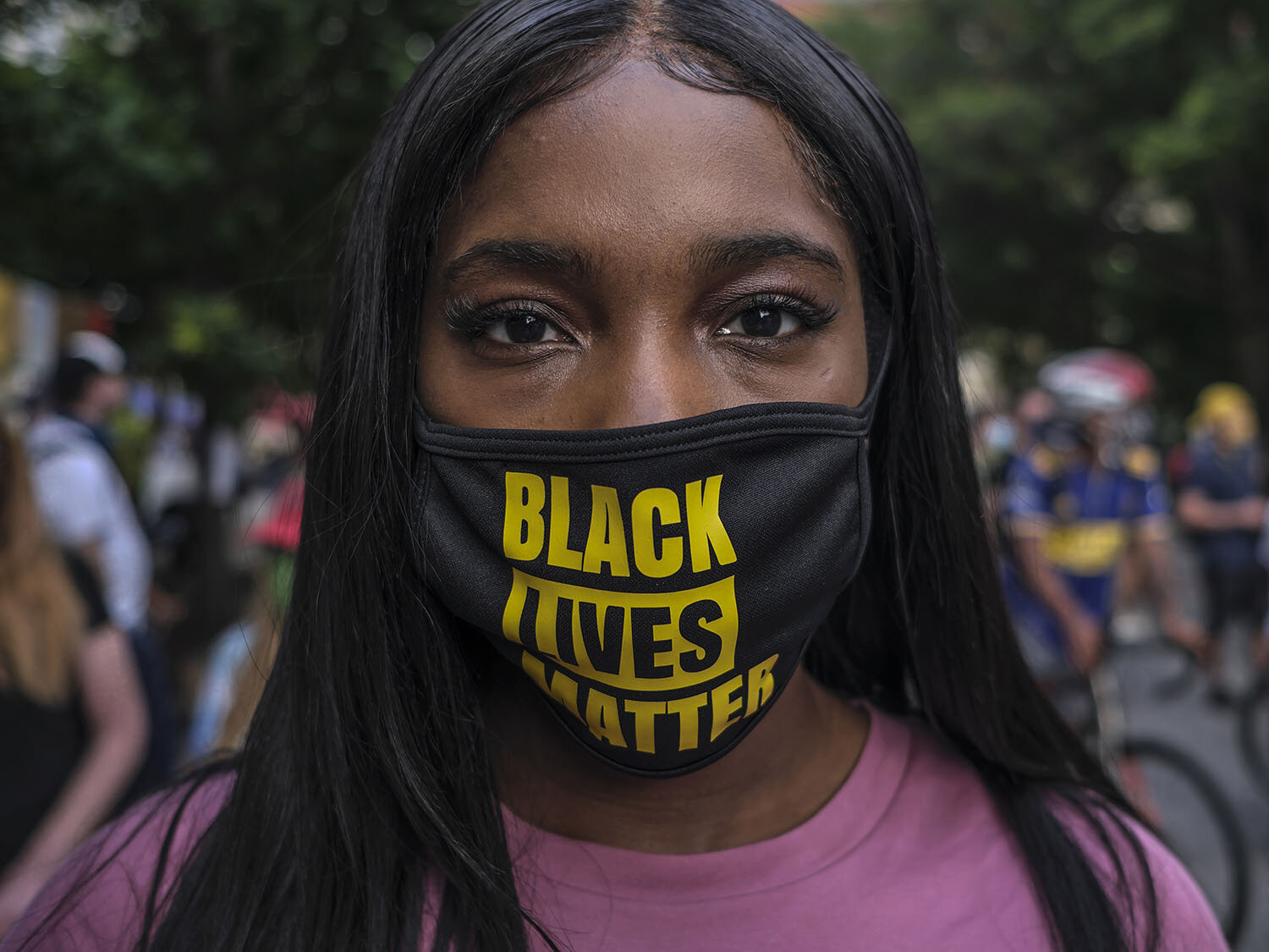  Name:  Shanquette Dannah    Age: 30   Occupation: Teacher   Date and Place the photo was taken: June 13, 2020, Black Lives Matter Plaza, Washington DC   Her Statement:  "As a black woman working in education and serving students from historically un