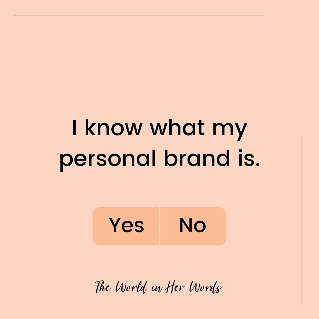 Do you know what your personal brand is?

You have one even if you don't realise it. 

Click the link in our bio and choose podcast to learn how to promote your personal brand online.

Happy Friday!

#TheWorldInHerWords #CareerWomen #PersonalBranding