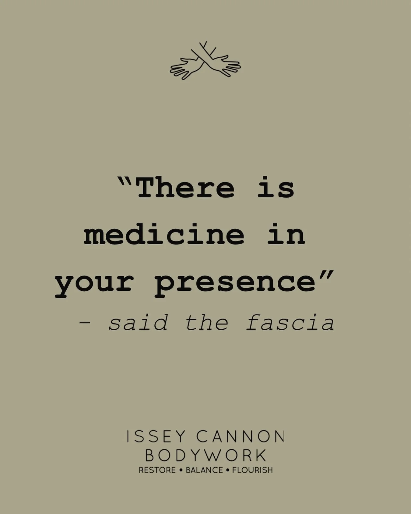 There is medicine in your presence. 

~ listening to the subtle clues, 
~ noticing the felt sense, 
~ experiencing the body as it is in that moment. 

Take some time to stand and to simple notice what that feels like? Where feels good? What feels ten