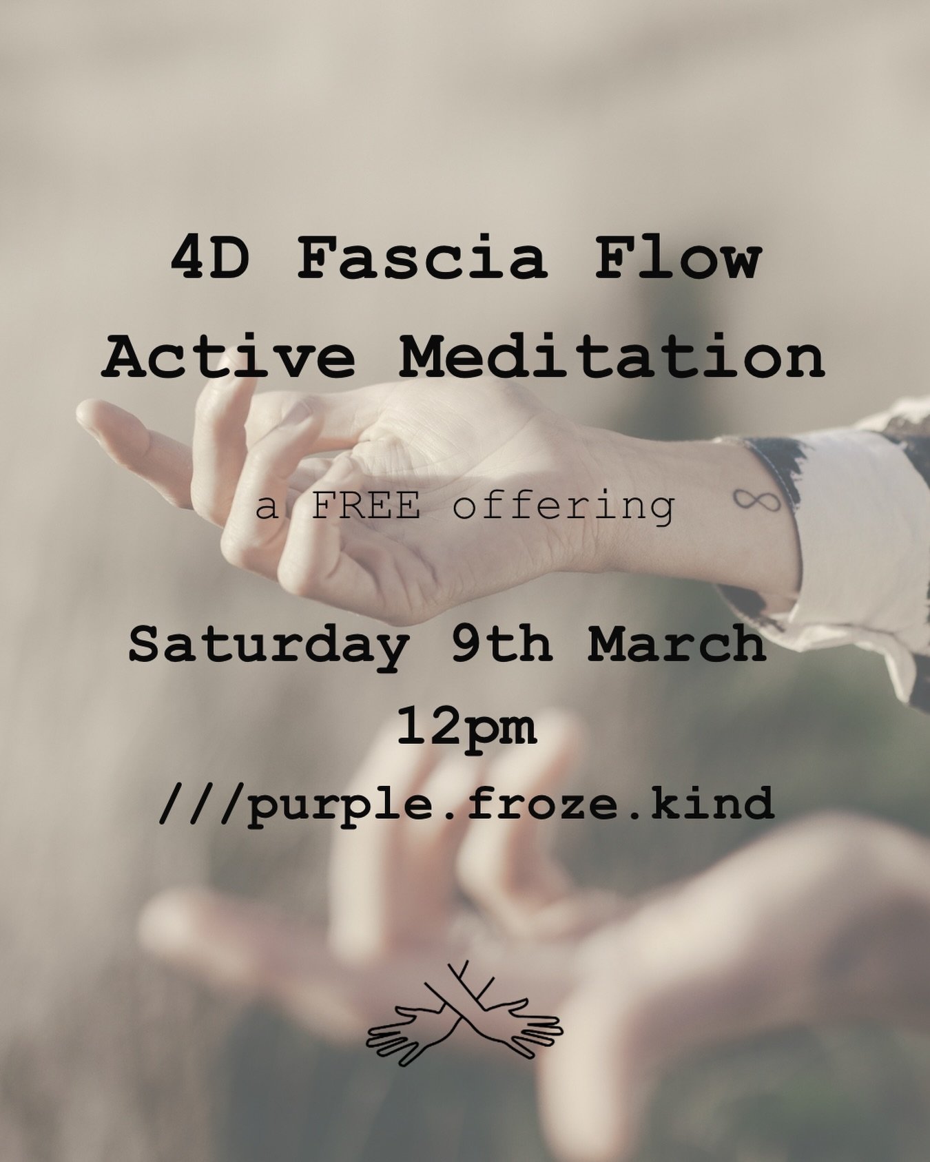 &ldquo;NOWHERE&rdquo;

💎 4D Fascia Flow Meditation 💎

✨a FREE offering ✨ 

Saturday 9th May @ 12pm

St werburghs Narroways Nature Reserve
The valley of the mound 
///purple.froze.kind

Sign up via link in bio 

*Please walk or bicycle where possibl
