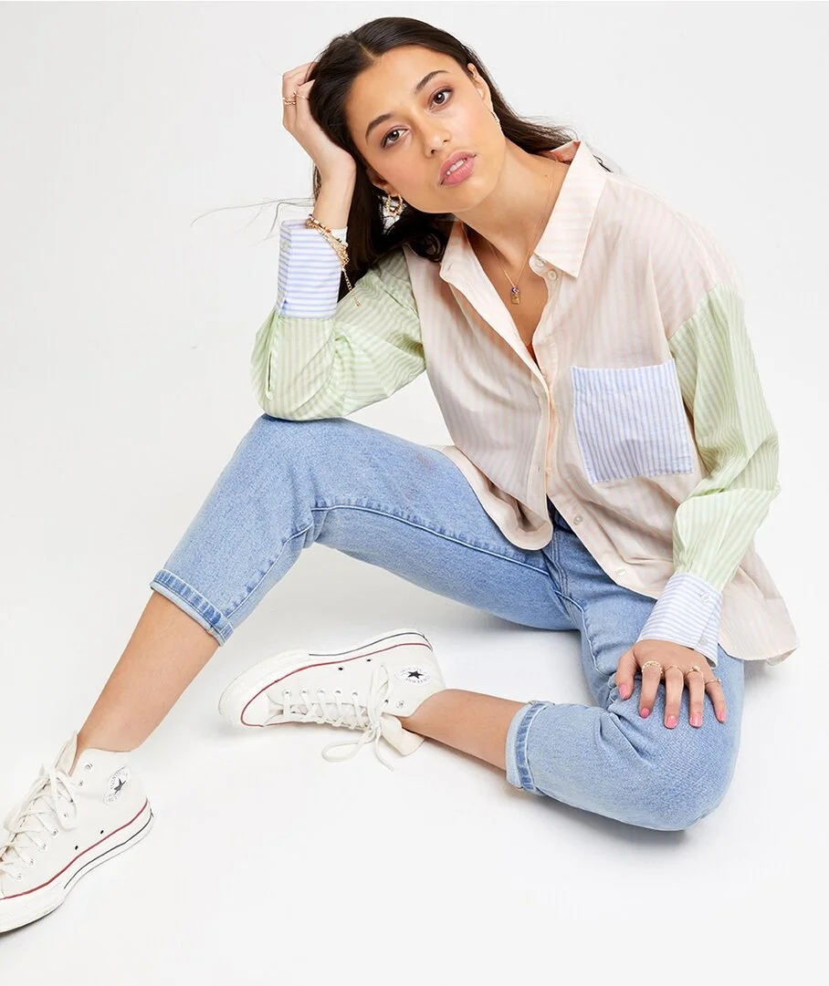 Sportsgirl Candy Striped Shirt — The 