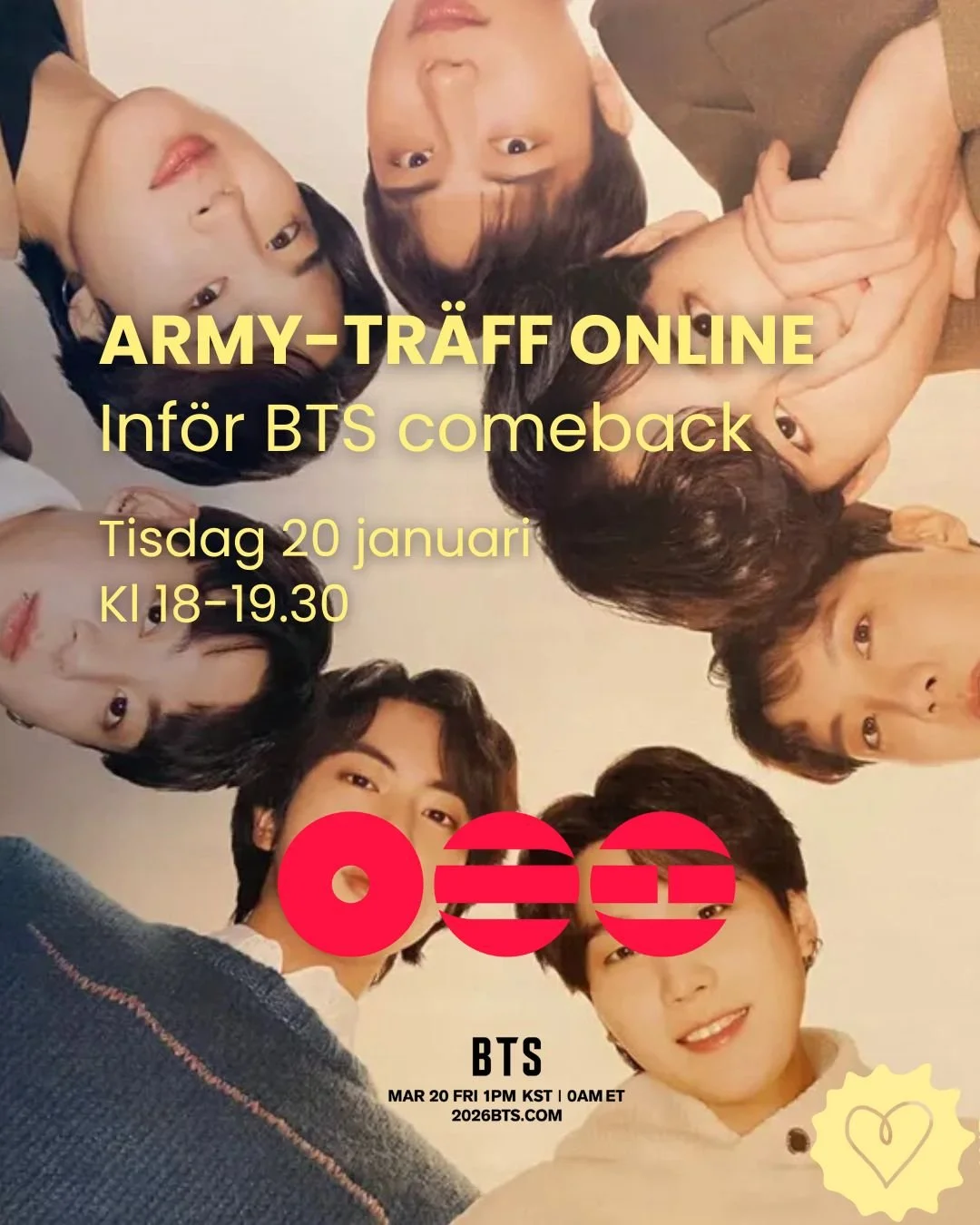 Onlineträff för ARMYs i Sverige