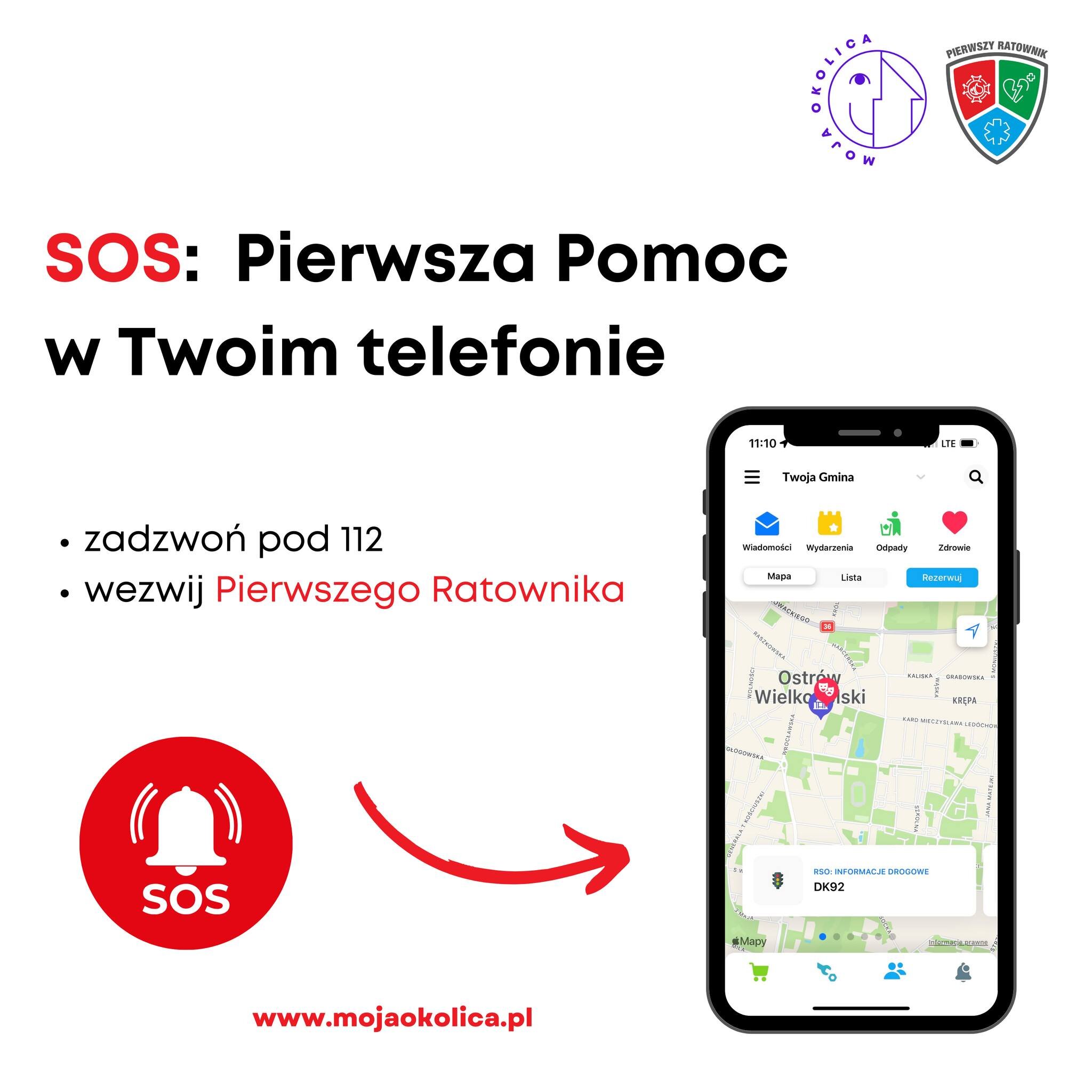 📣 Mieszkańcy Gmina Perz&oacute;w, Gmina Olszyna, Gmina Golub-Dobrzyń, Gmina Kłecko oraz Gmina Zab&oacute;r 📣

Już teraz możecie korzystać z Funkcji SOS dostępnej pilotażowo w aplikacji mobilnej Moja Okolica. 

W sytuacjach nagłego zagrożenia życia,