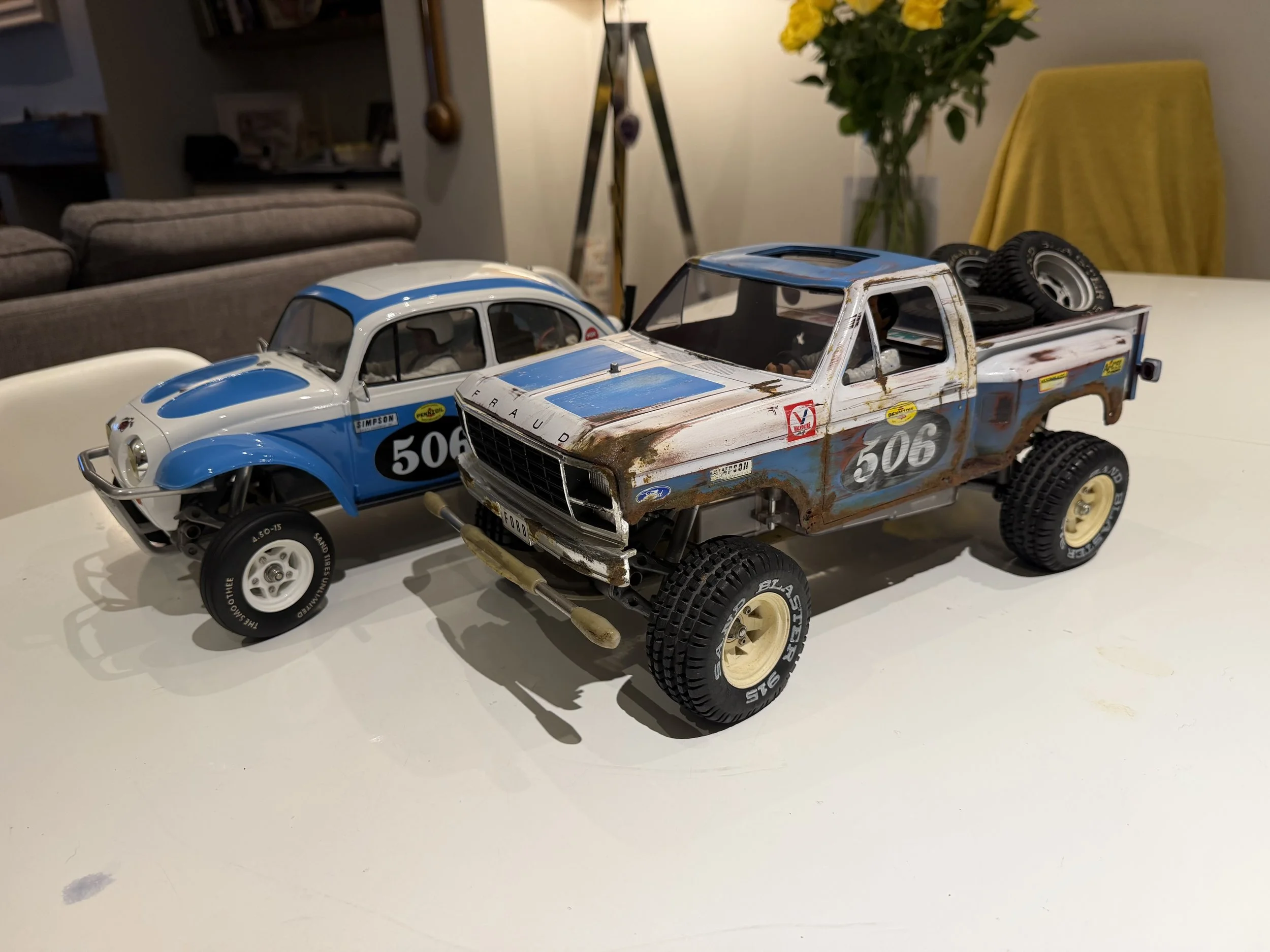 Weathered Tamiya Ford Ranger 