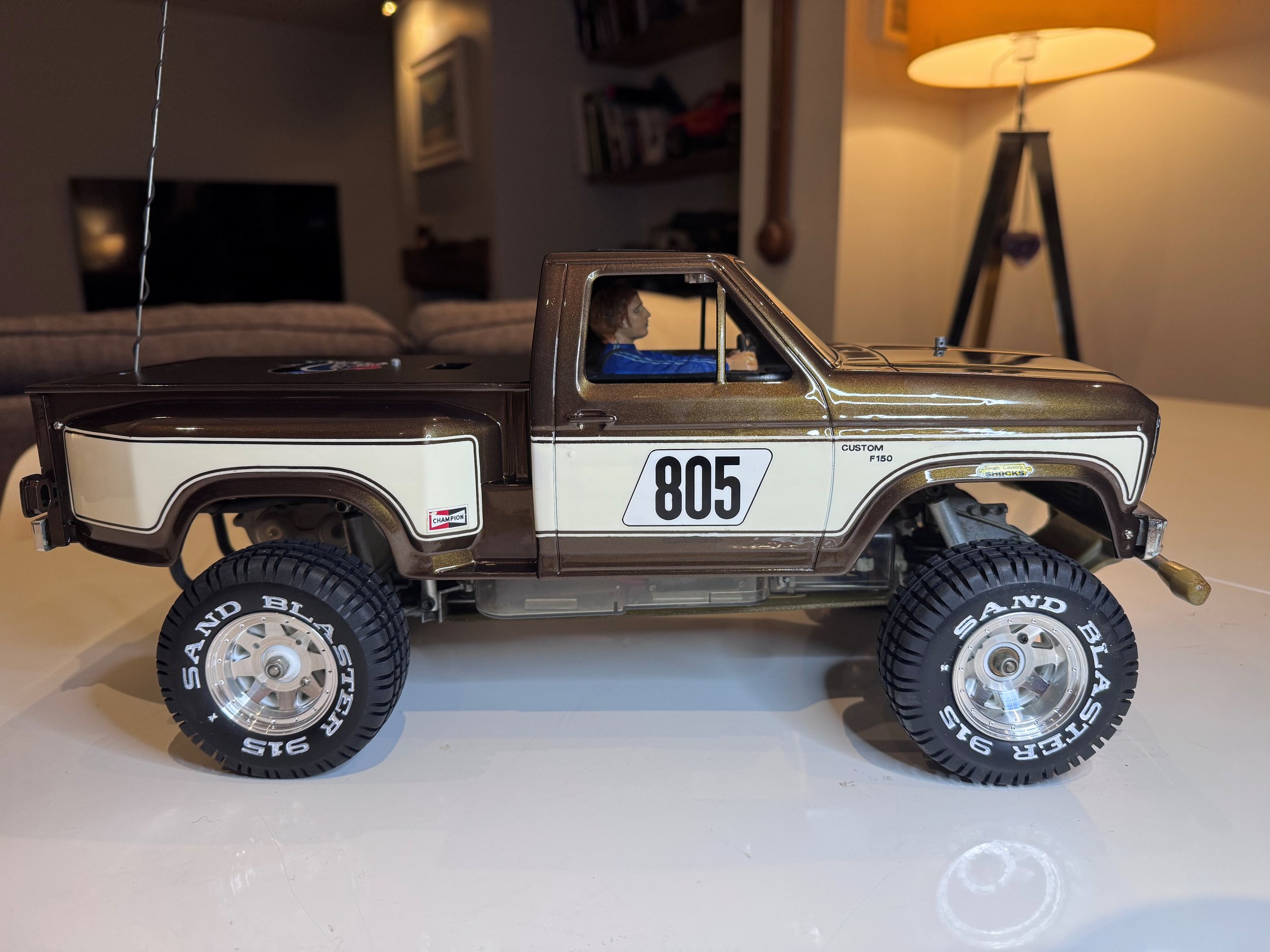 Bronze customised Tamiya Ford Ranger 