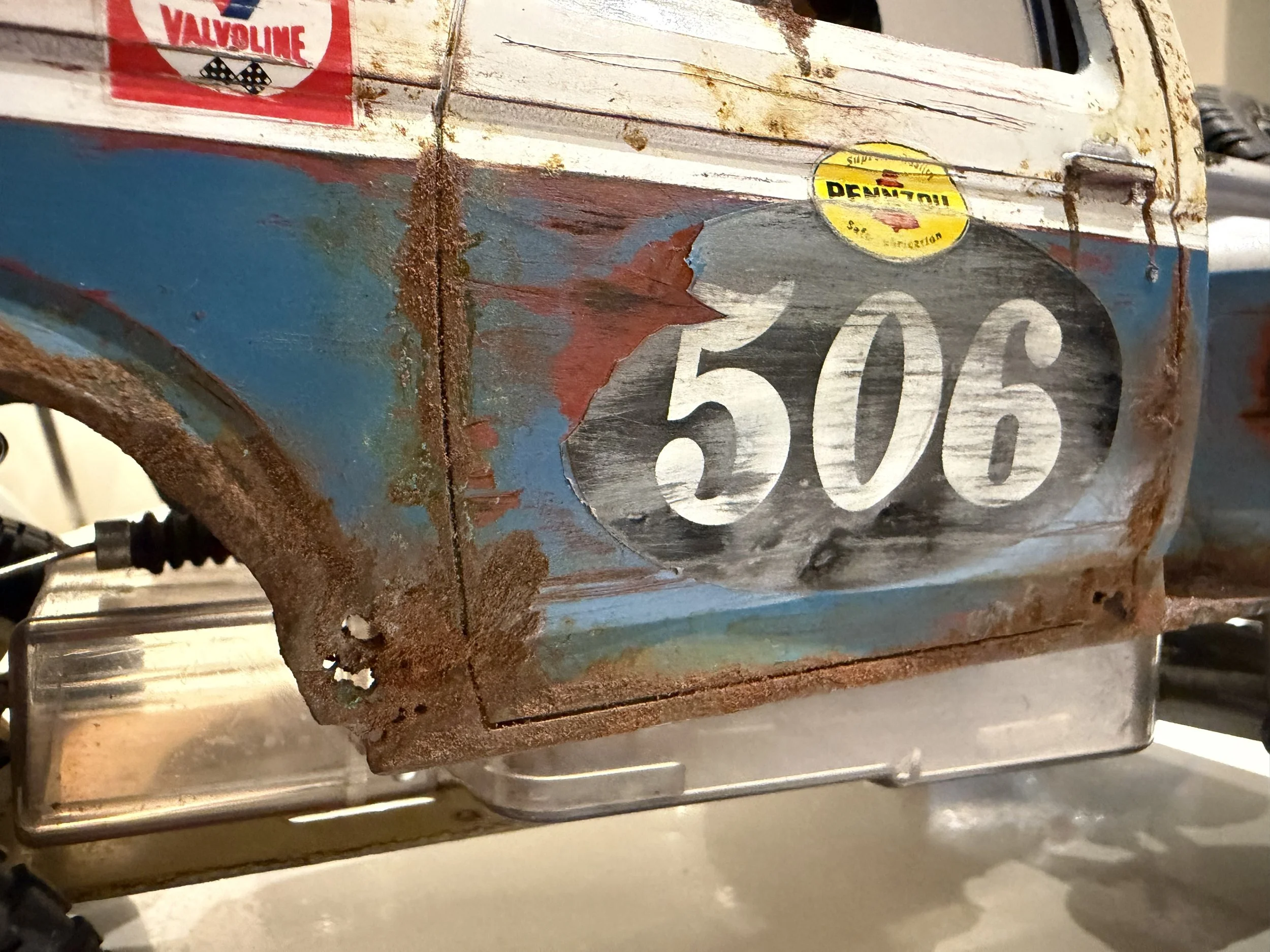 Weathering effect on a Tamiya Ford Ranger