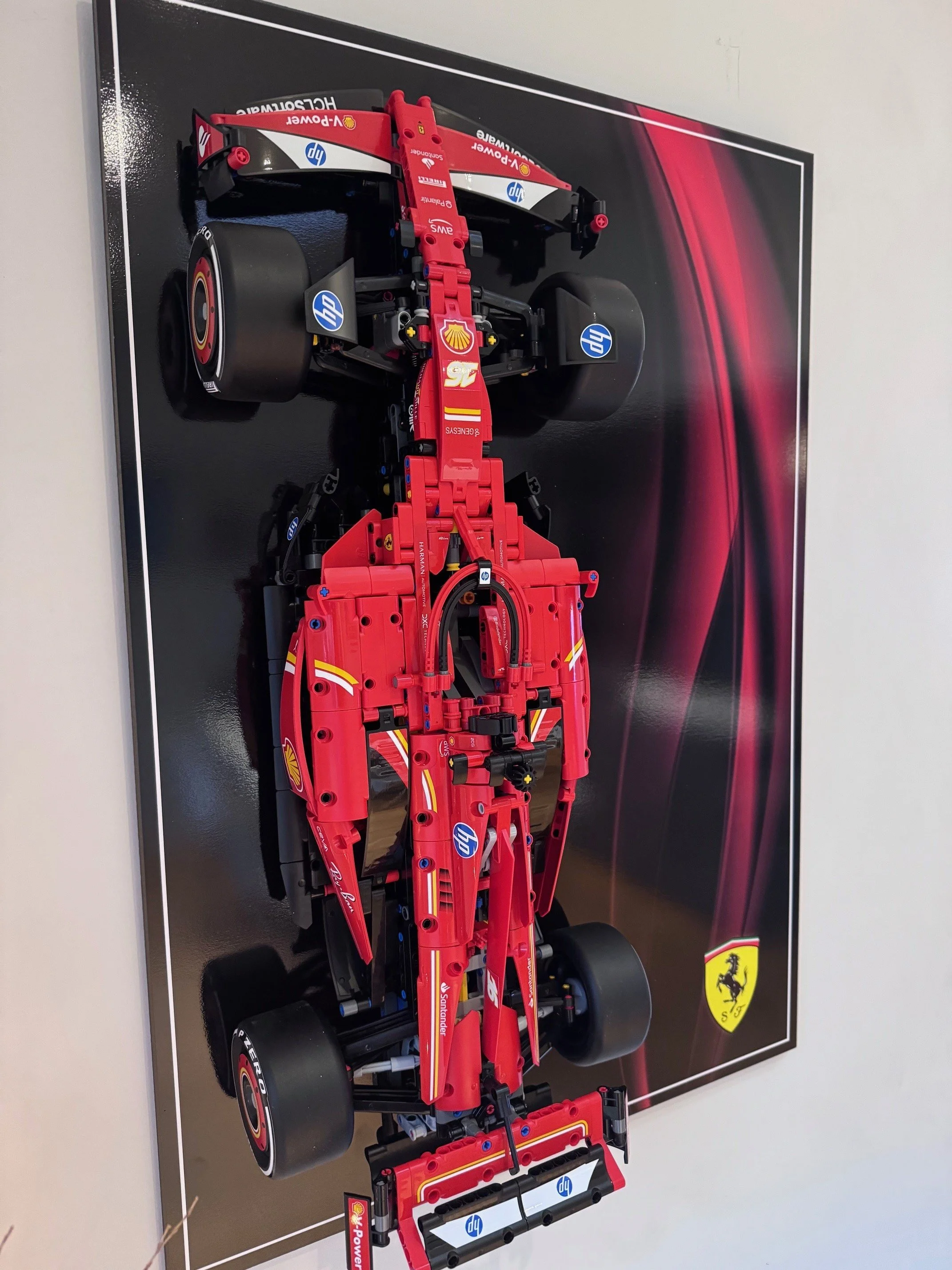 Lego Ferrari F1 SF24 wall panel