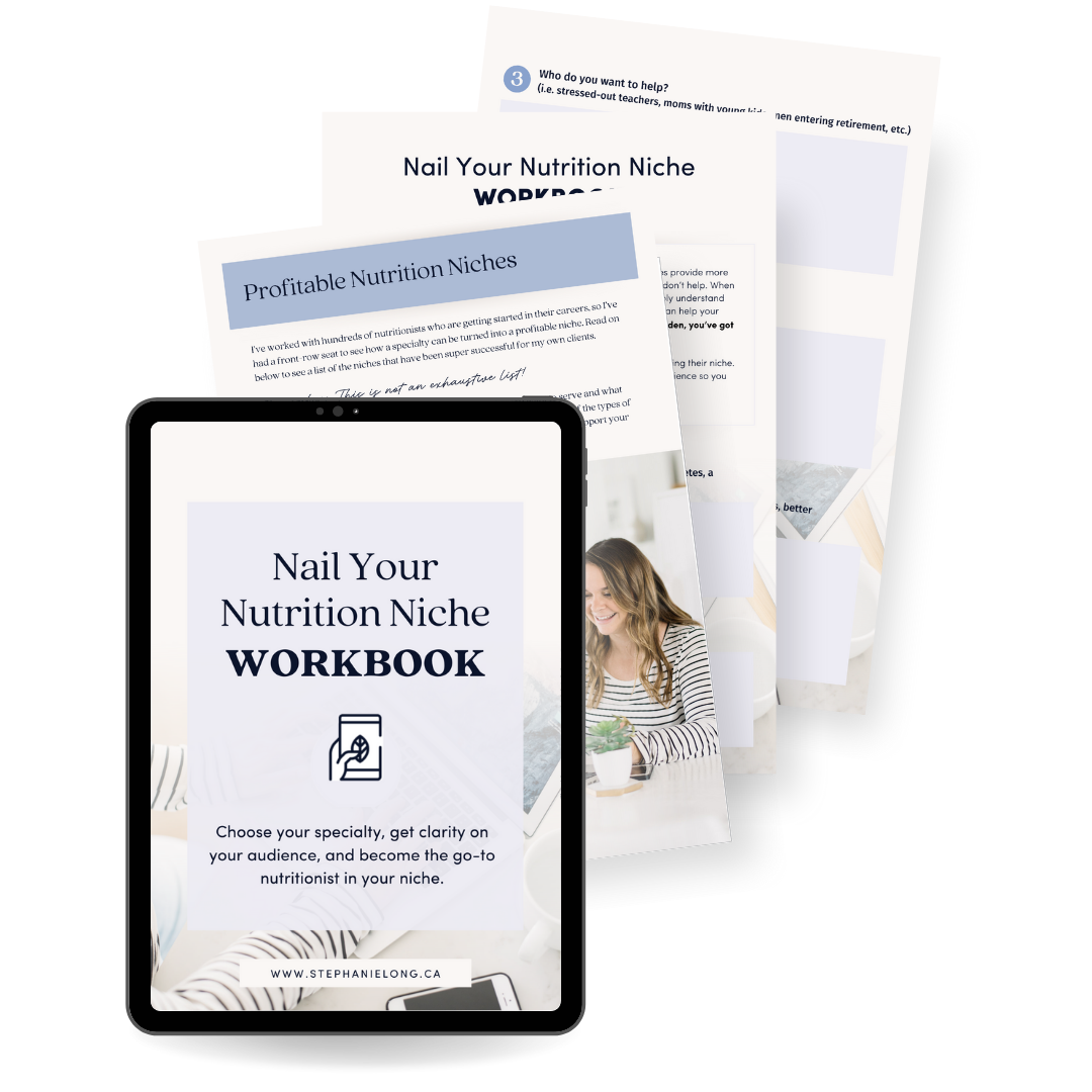 Nail Your Nutrition Niche Workbook