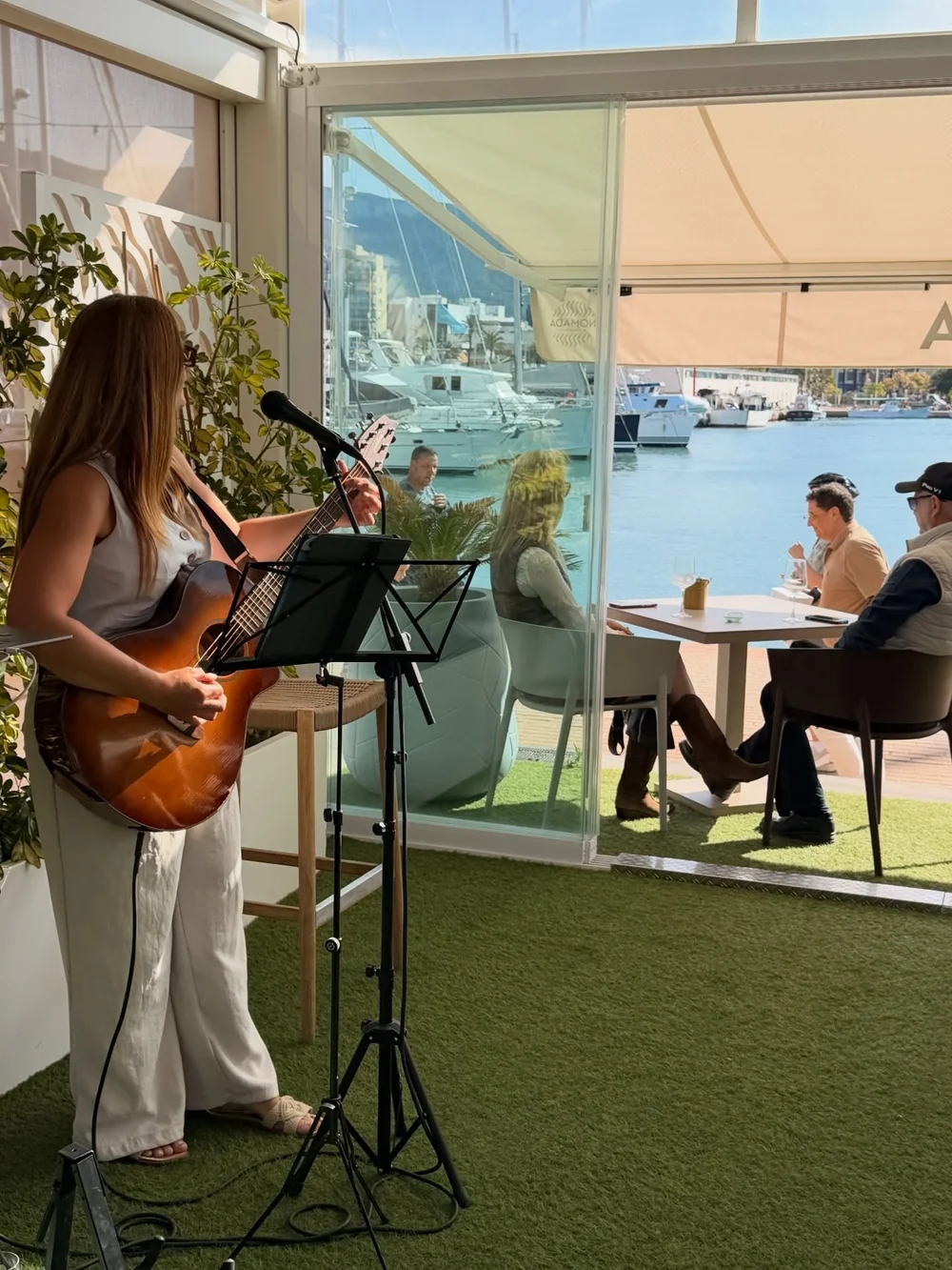 Música en directo en la terraza