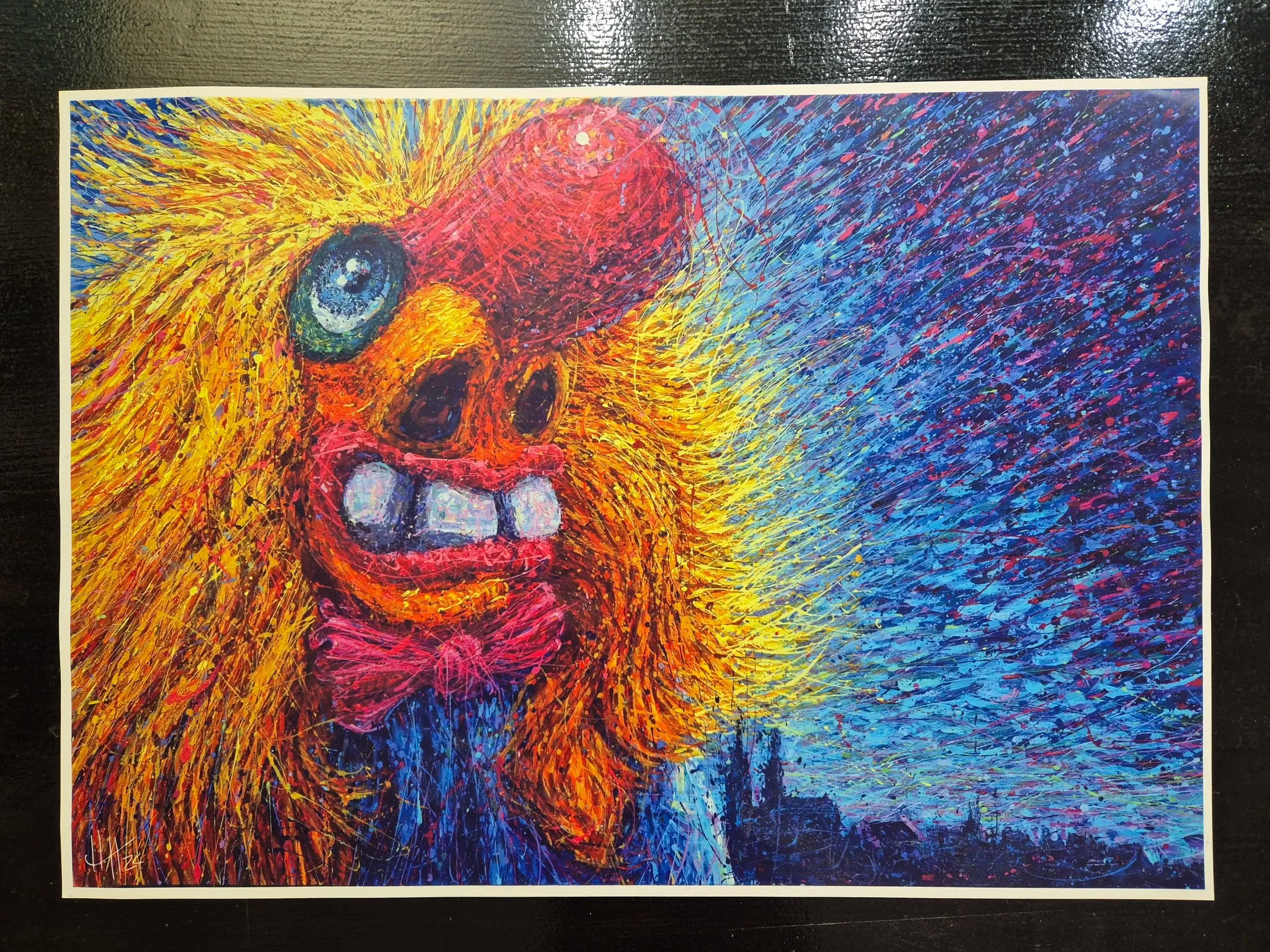 Fasnacht Basel: Waggis Poster A2-Format