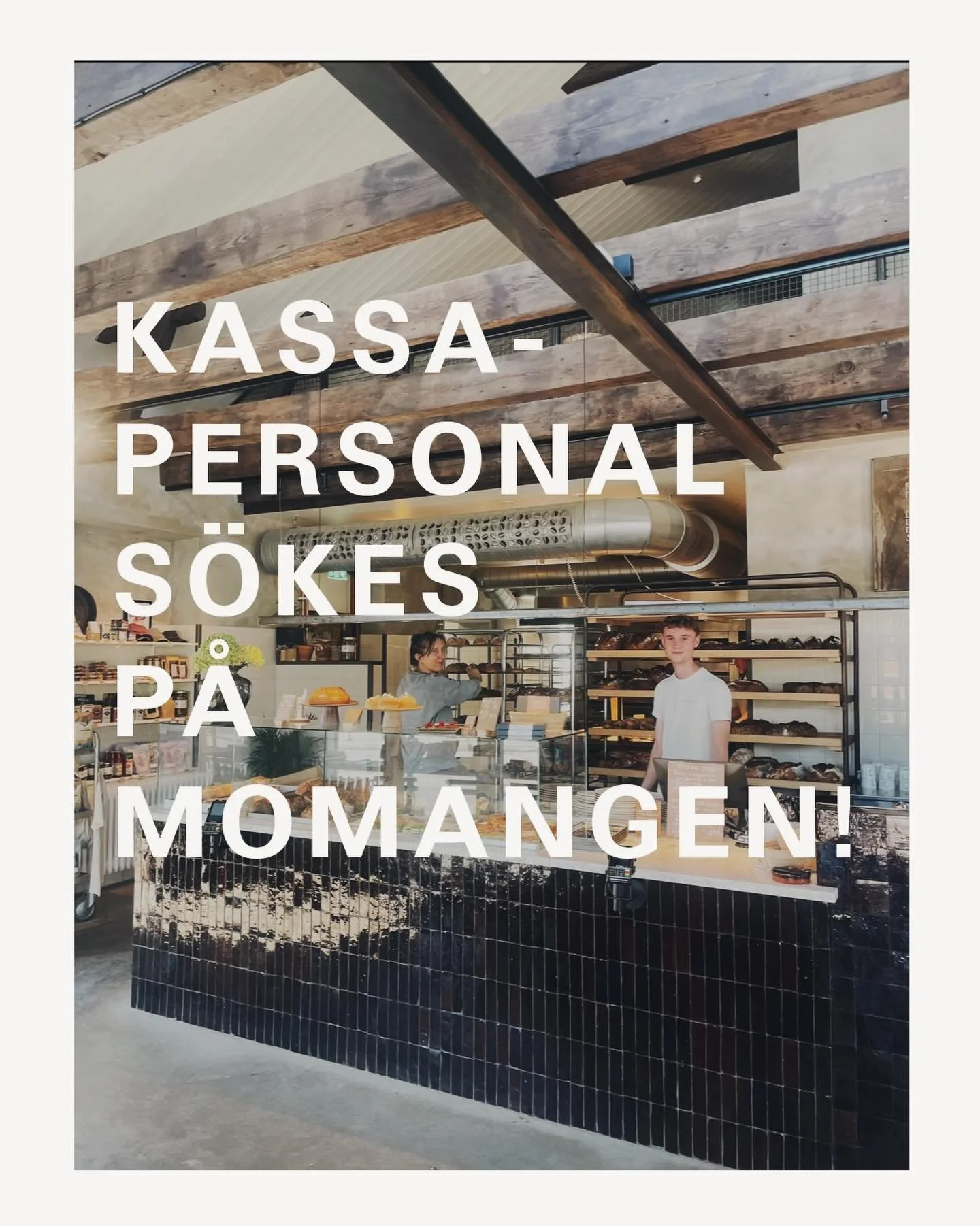 Vi s&ouml;ker en person som kan jobba i kassan omg&aring;ende! Fr&auml;mst helger och heltid under sommarm&aring;naderna. Vi ser helst att du &auml;r &ouml;ver 17 &aring;r, vill ge fantastisk service och har ett starkt intresse f&ouml;r mat och goda 