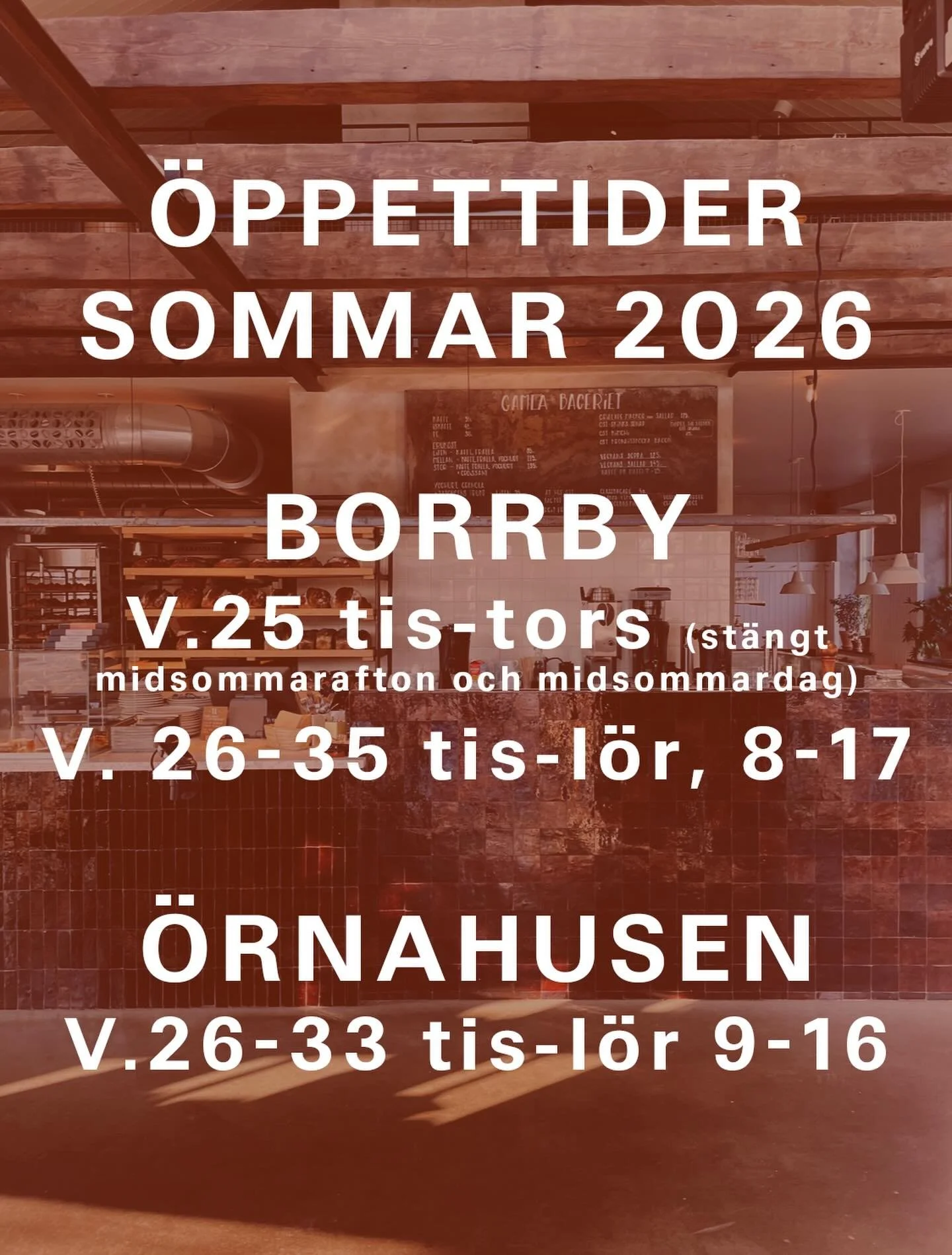 &Ouml;ppettiderna i sommar!!!