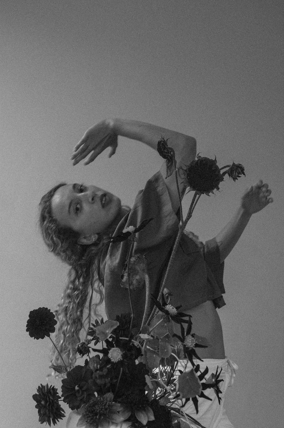 dance movement flowers as portrait multi discipline floral art