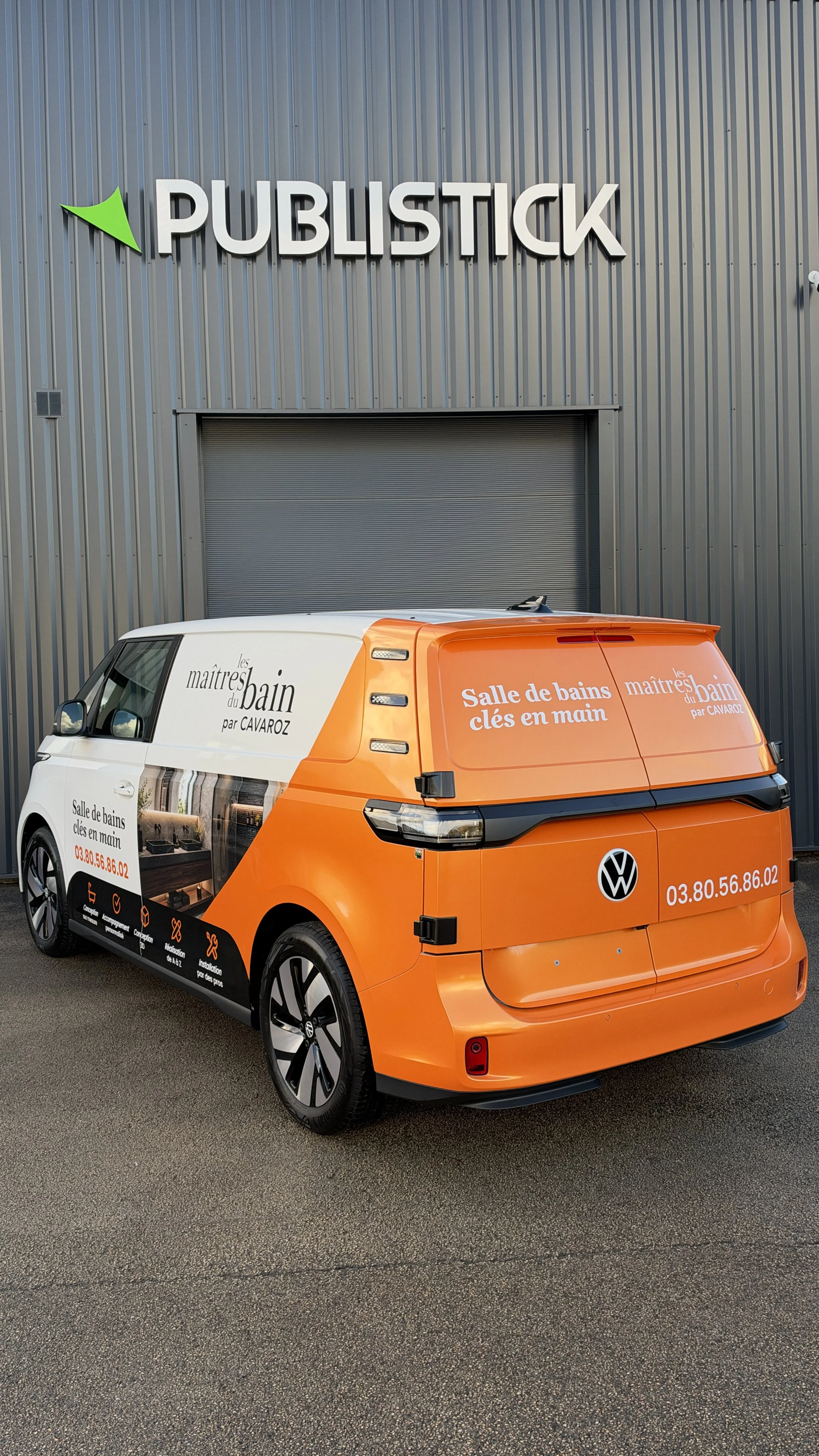 Semi covering pour le nouvel Id Buzz de l'entreprise Cavaroz