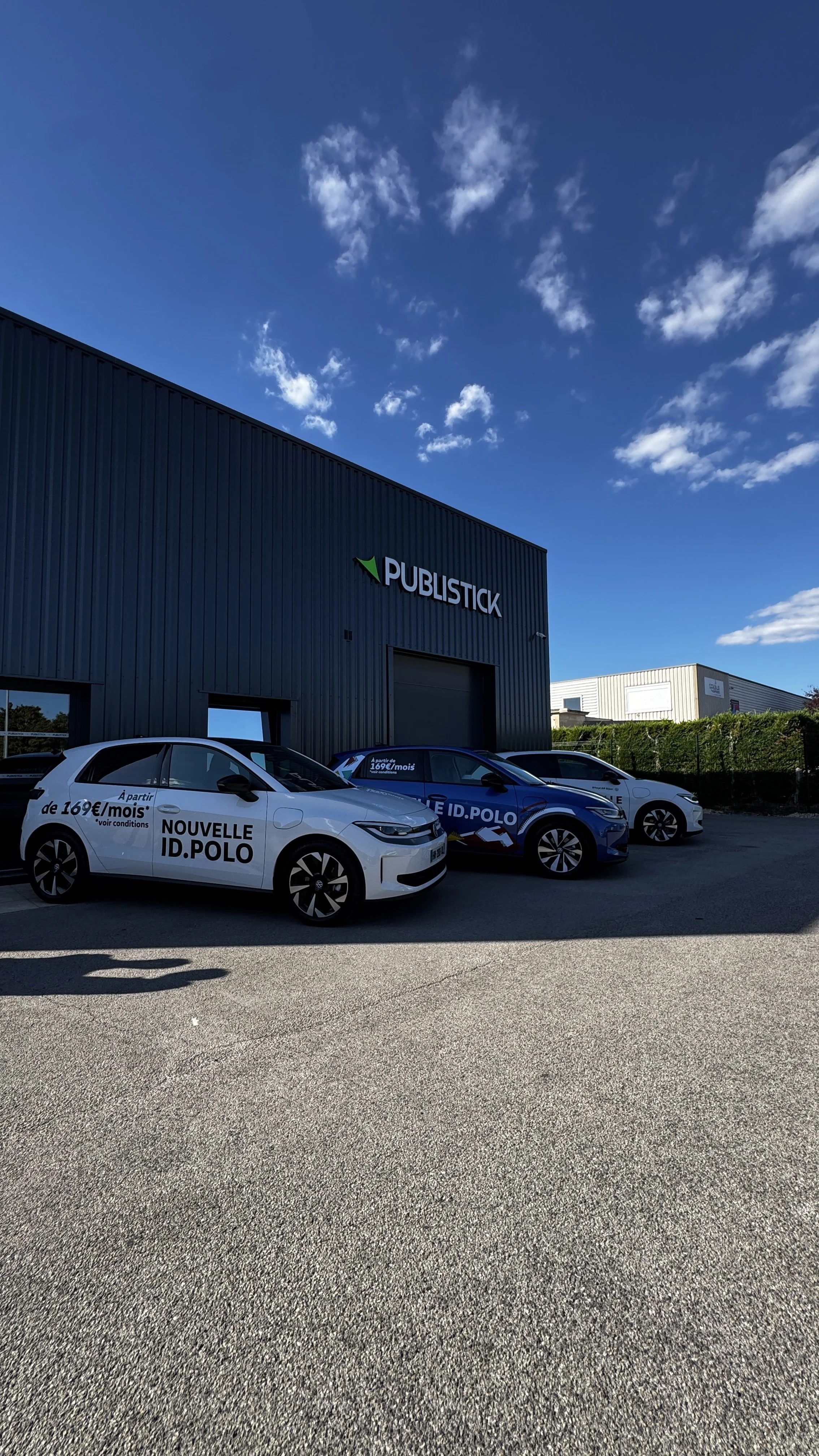 Flocage temporaire pour la nouvelle ID Polo de chez Volkswagen