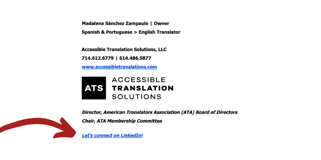 Translate Signature How to Maximize Your Email Signature as a Professional Translator or ...