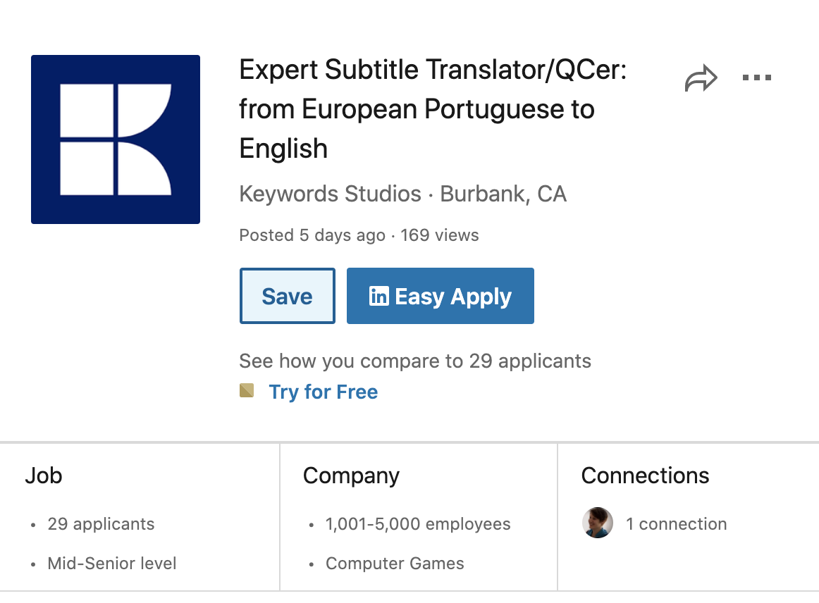 TRANSLATION JOBS no LinkedIn: Cadastro de Tradutores Freelancer