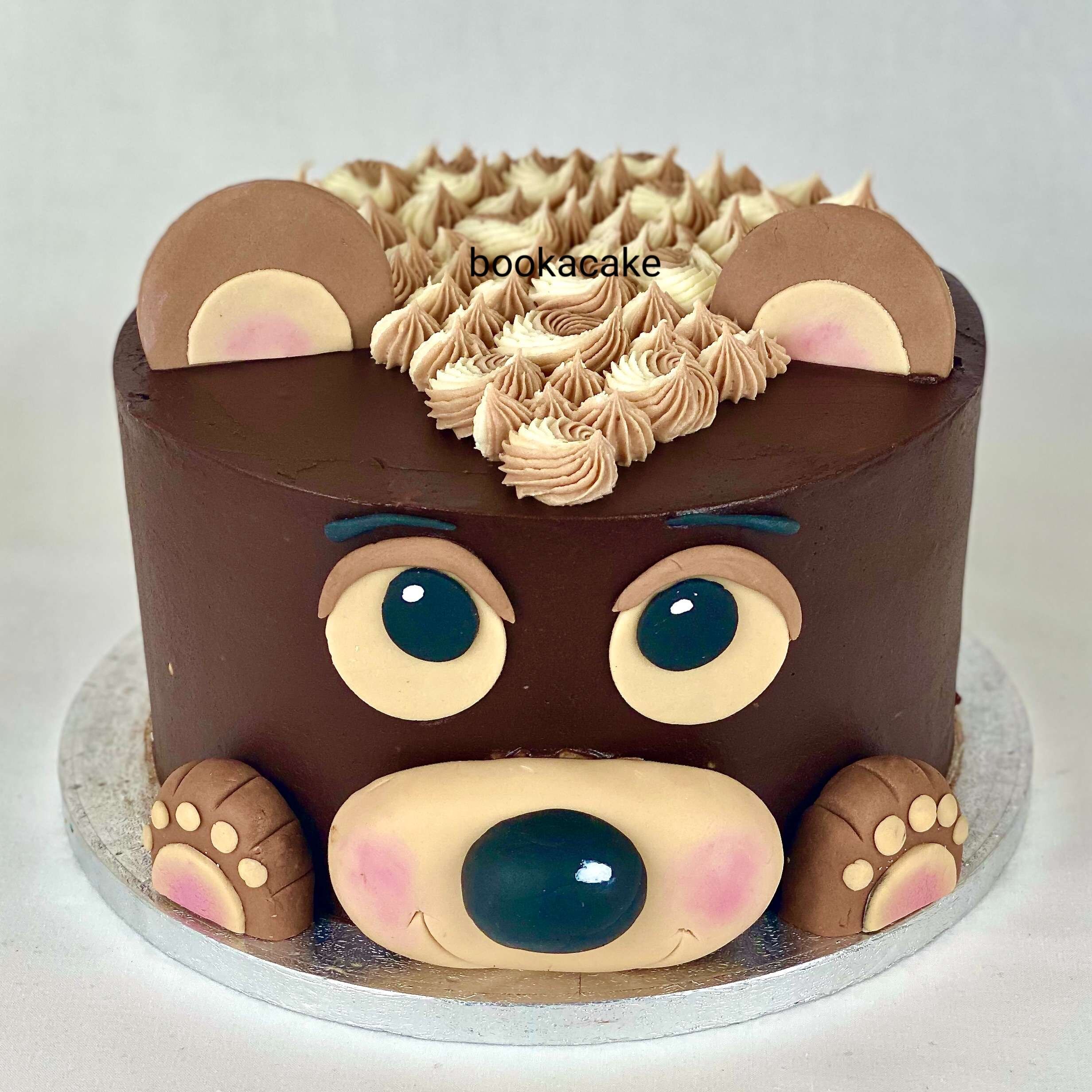 Teddy Bears & Balloons Custom 1st Birthday Cake – Blue Sheep Bake Shop