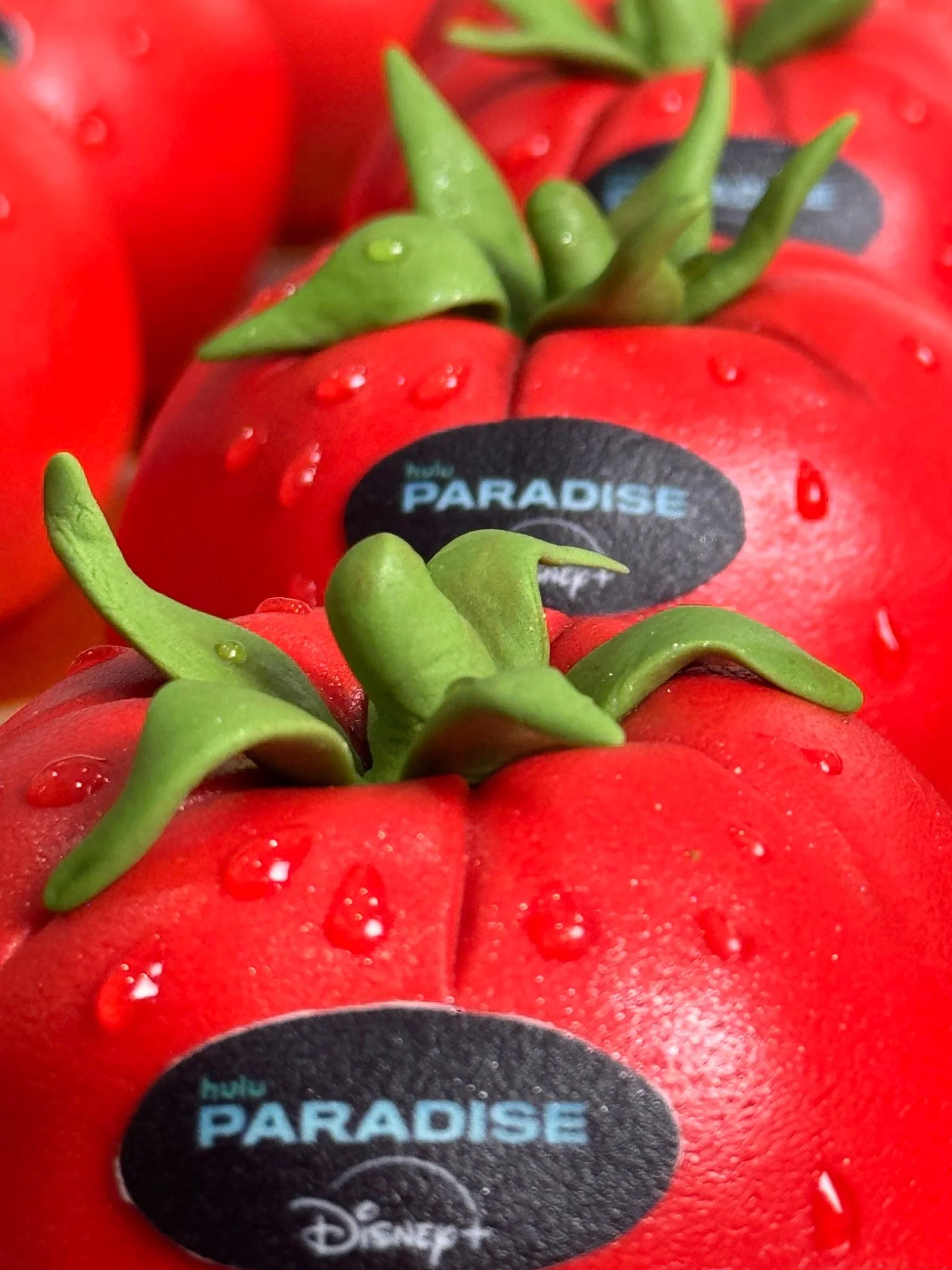 IHandmade tomato-shaped promotional mini cakes in London.jpeg