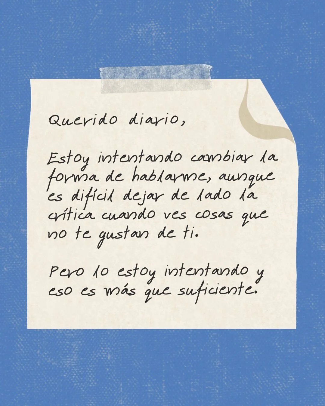 La cr&iacute;tica puede ser una herramienta que nos ayude a mejorar y alcanzar nuestros objetivos.

El problema aparece cuando es muy dura porque en vez de ayudarnos a crecer, nos hace sentir verg&uuml;enza hacia nosotros mismos.

🙇🏻&zwj;♀️No hago 