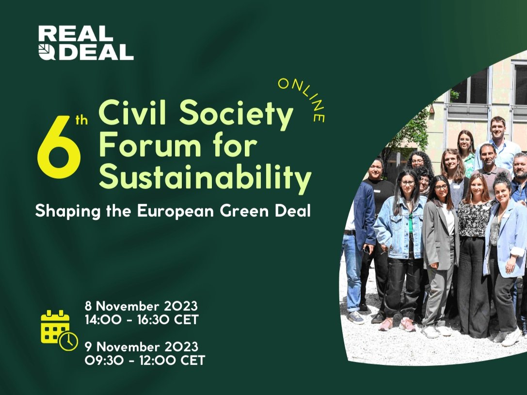 Sixth Civil Society Forum for Sustainability - Influencing the European Green Deal