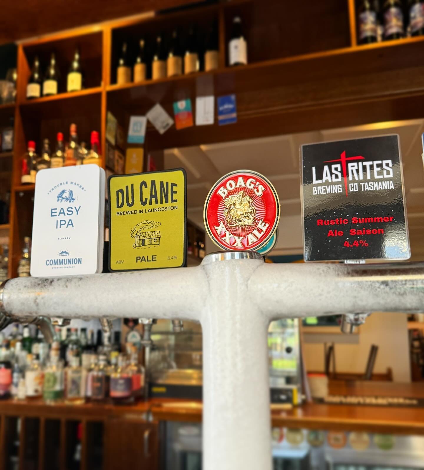 Some TAS heavy-hitters on tap today - brewed since 1881, @jamesboagau XXX Ale, crisp and full of flavour. Then from @ducanebrewing Hut to Hut Walk Pale, a heavily hopped, lean pale ale from @beerandbrewer&rsquo;s &ldquo;2023 New Brewing Company of th