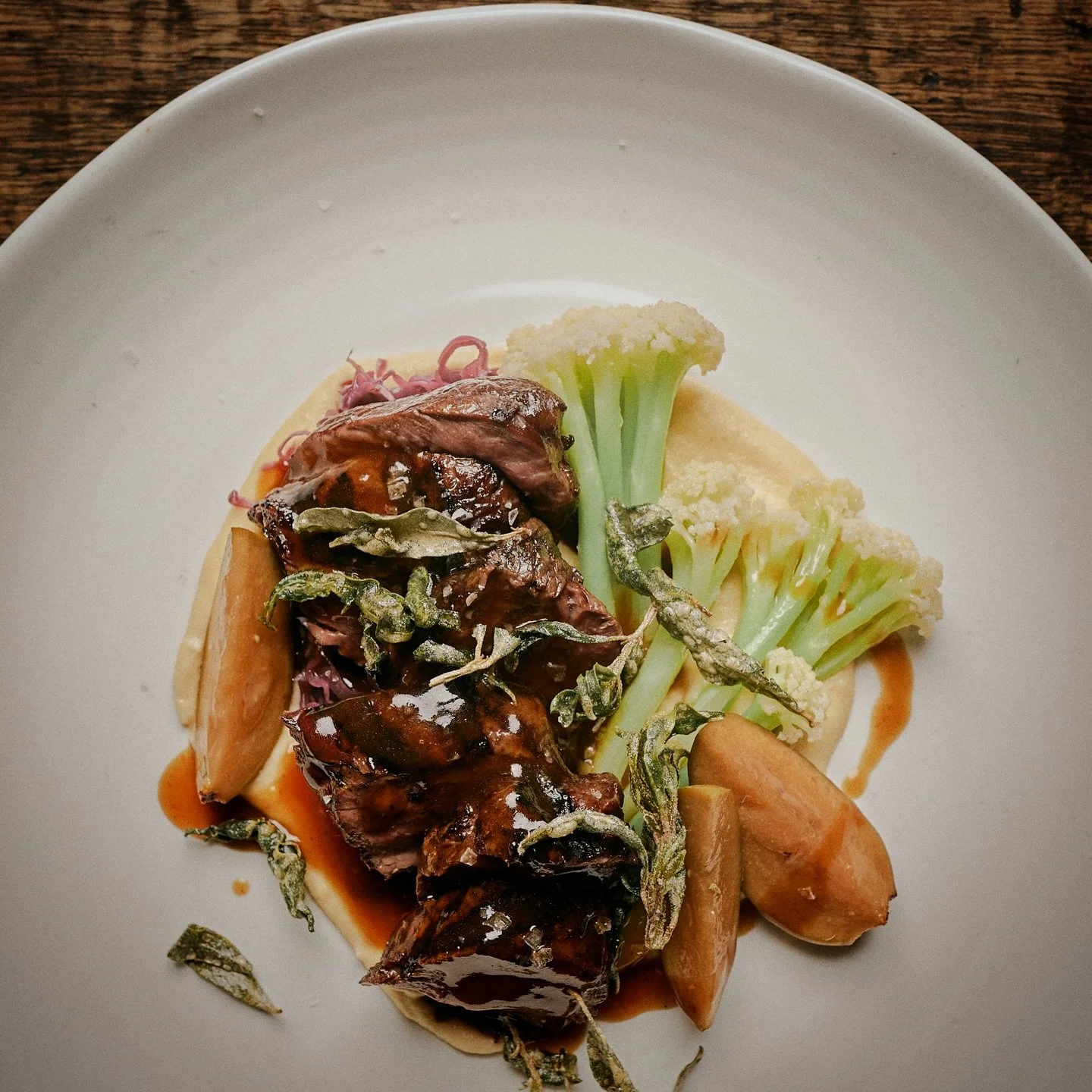 We love having kangaroo on the menu! It&rsquo;s lean, packed with flavour, and one of the most sustainable meats out there - wild-harvested, low-impact, and uniquely Australian. 

This winter, we&rsquo;re doing kangaroo loin with silky celeriac puree