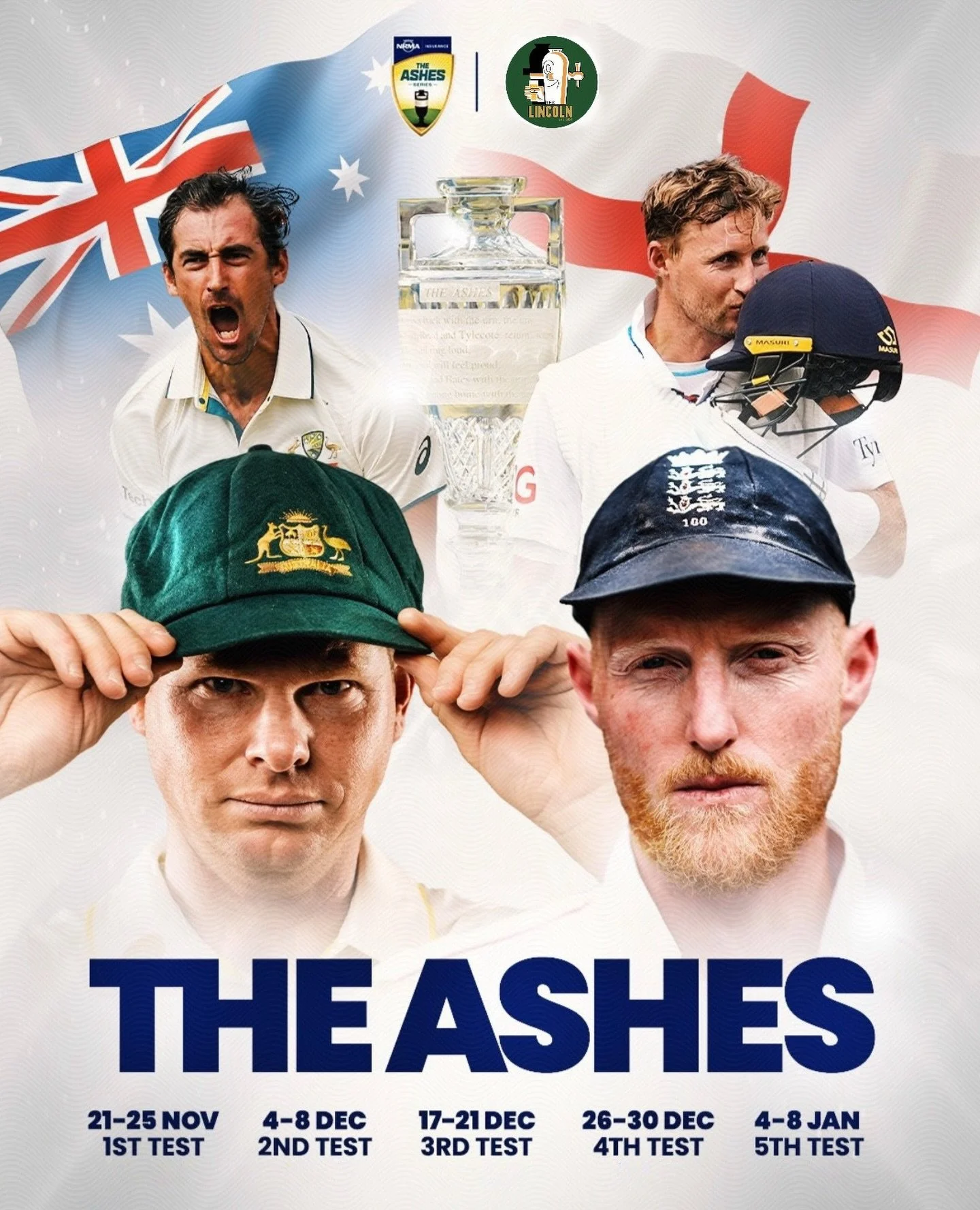 🏏 The Ashes are finally here!
First ball of the Perth Test is at 1:30pm today, and we&rsquo;ll be showing every match of the series live!

Grab a pint, settle in and soak up all the action right here at the pub.🍻🏆 See you for the first Test!

#the