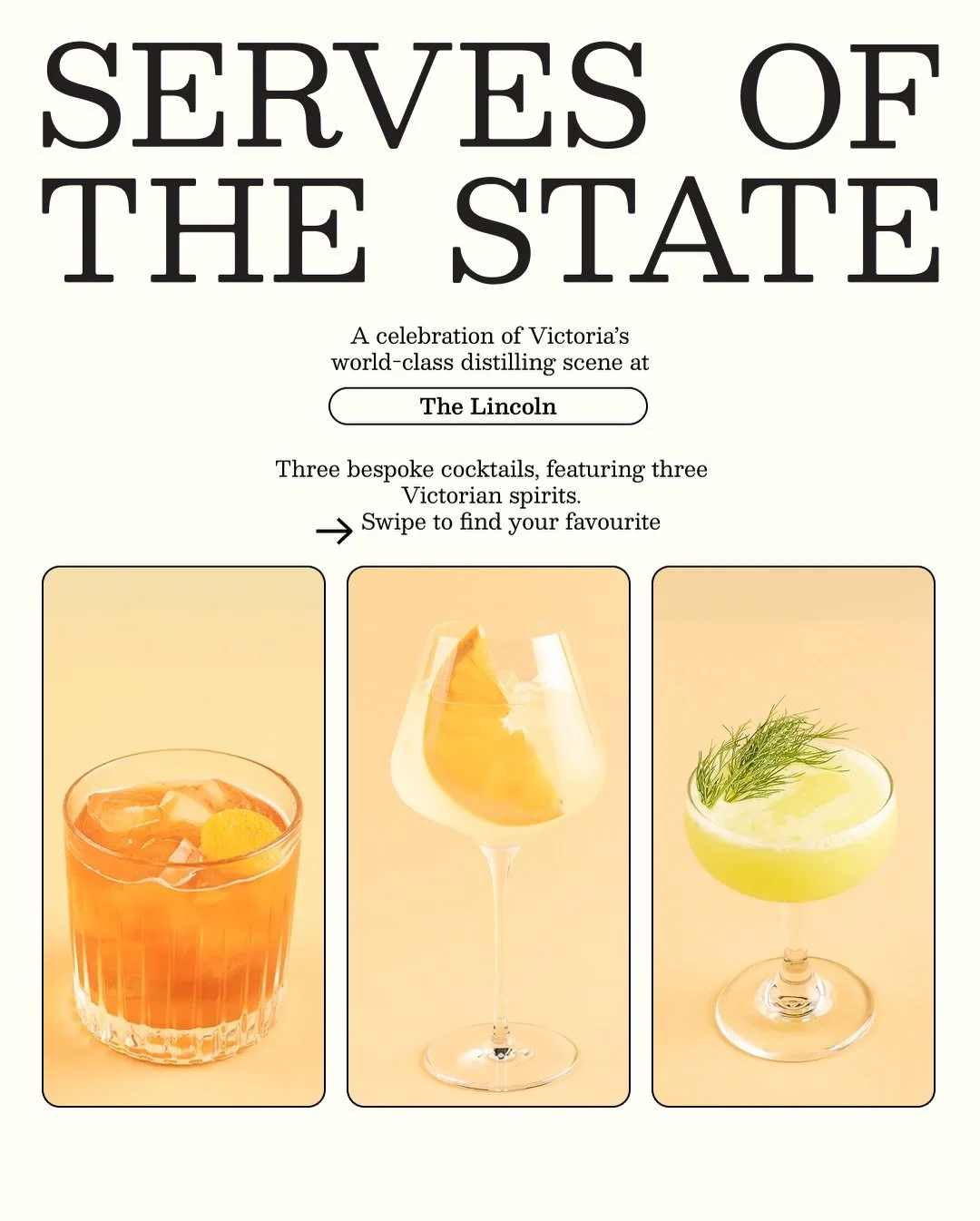 Join us for &lsquo;Serves of the State&rsquo;, a two-week campaign by @vicdistilled celebrating our world-class local distilling scene.

We&rsquo;ve teamed up with:
@nagambie_brewery (one of Victoria&rsquo;s most respected regional distilleries),
@ma