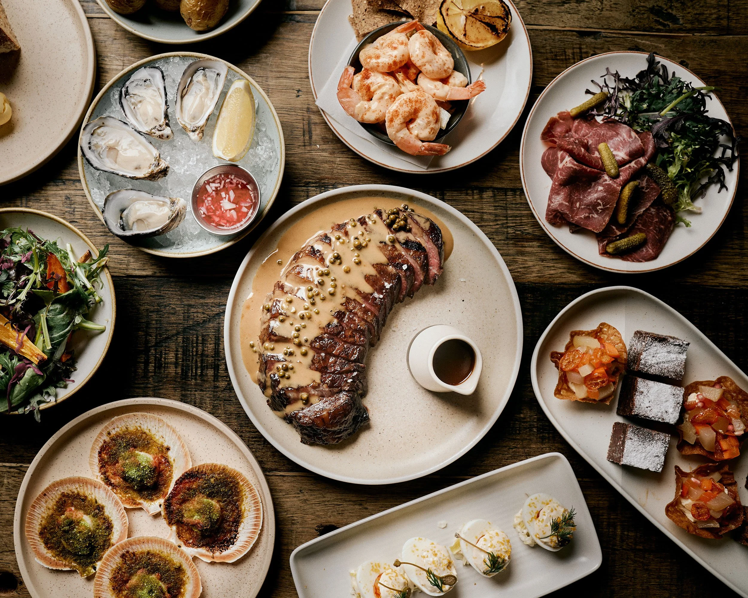 Chef's Set Menu with Scotch Fillet and Seafood